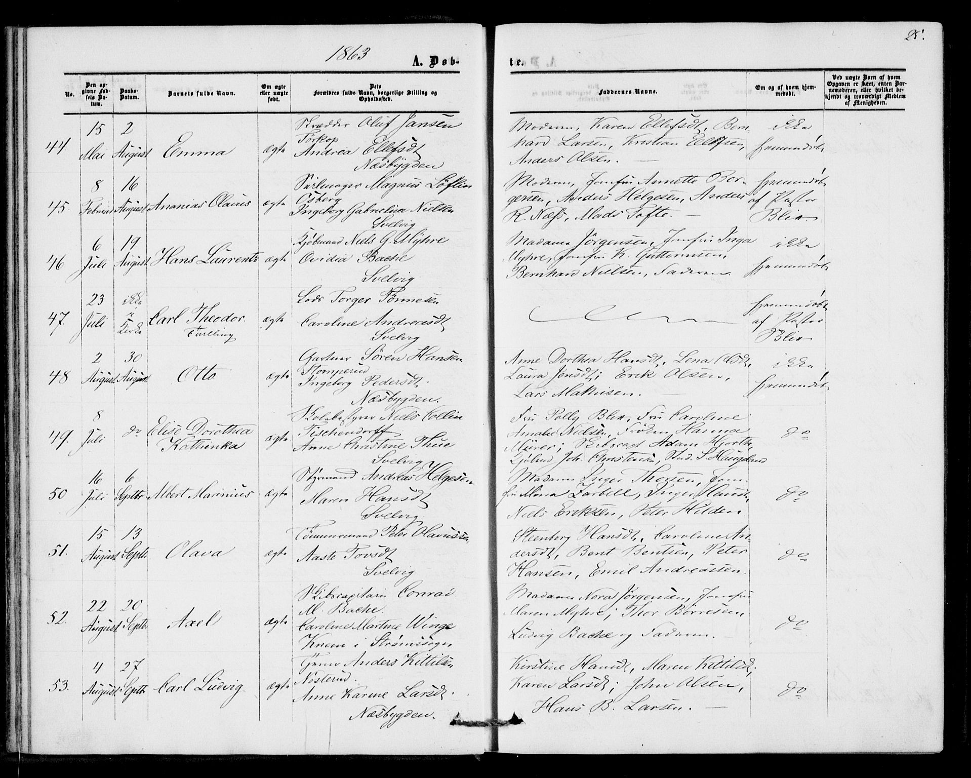 Strømm kirkebøker, AV/SAKO-A-322/F/Fa/L0001: Parish register (official) no. I 1, 1861-1869, p. 25