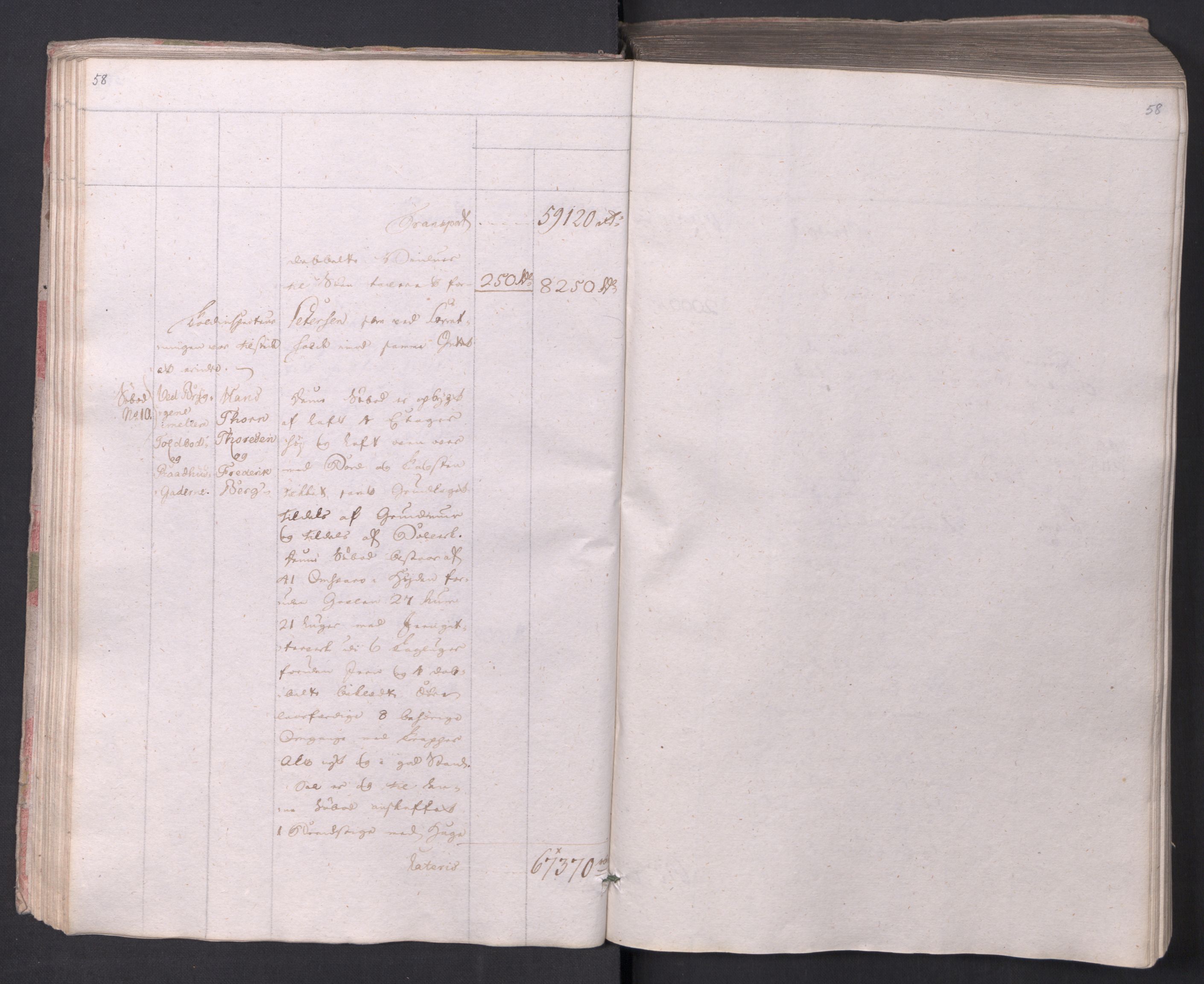 Kristiania stiftamt, AV/SAO-A-10386/I/Ia/L0015: Branntakster, 1797, p. 58