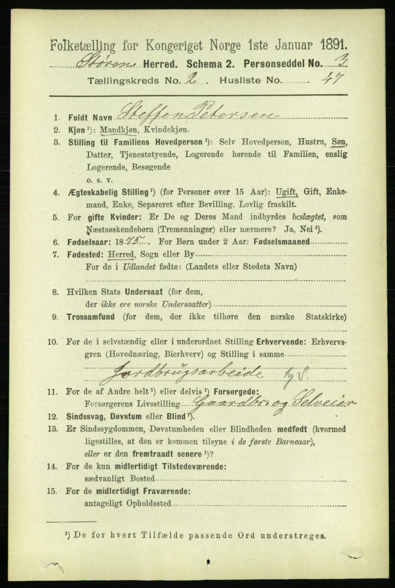 RA, 1891 census for 1648 Støren, 1891, p. 717