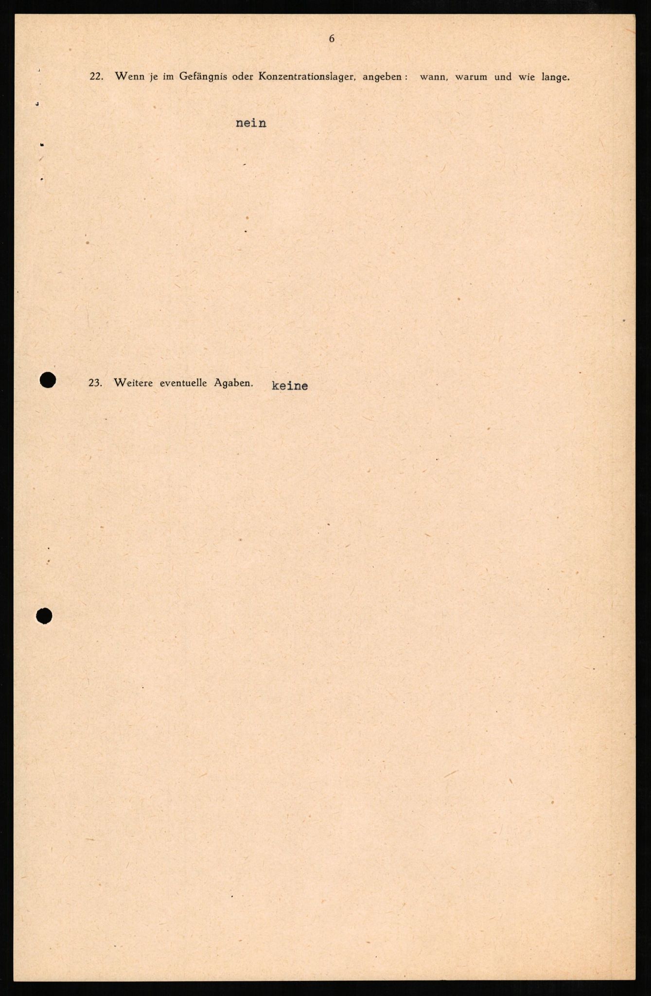 Forsvaret, Forsvarets overkommando II, AV/RA-RAFA-3915/D/Db/L0010: CI Questionaires. Tyske okkupasjonsstyrker i Norge. Tyskere., 1945-1946, p. 158