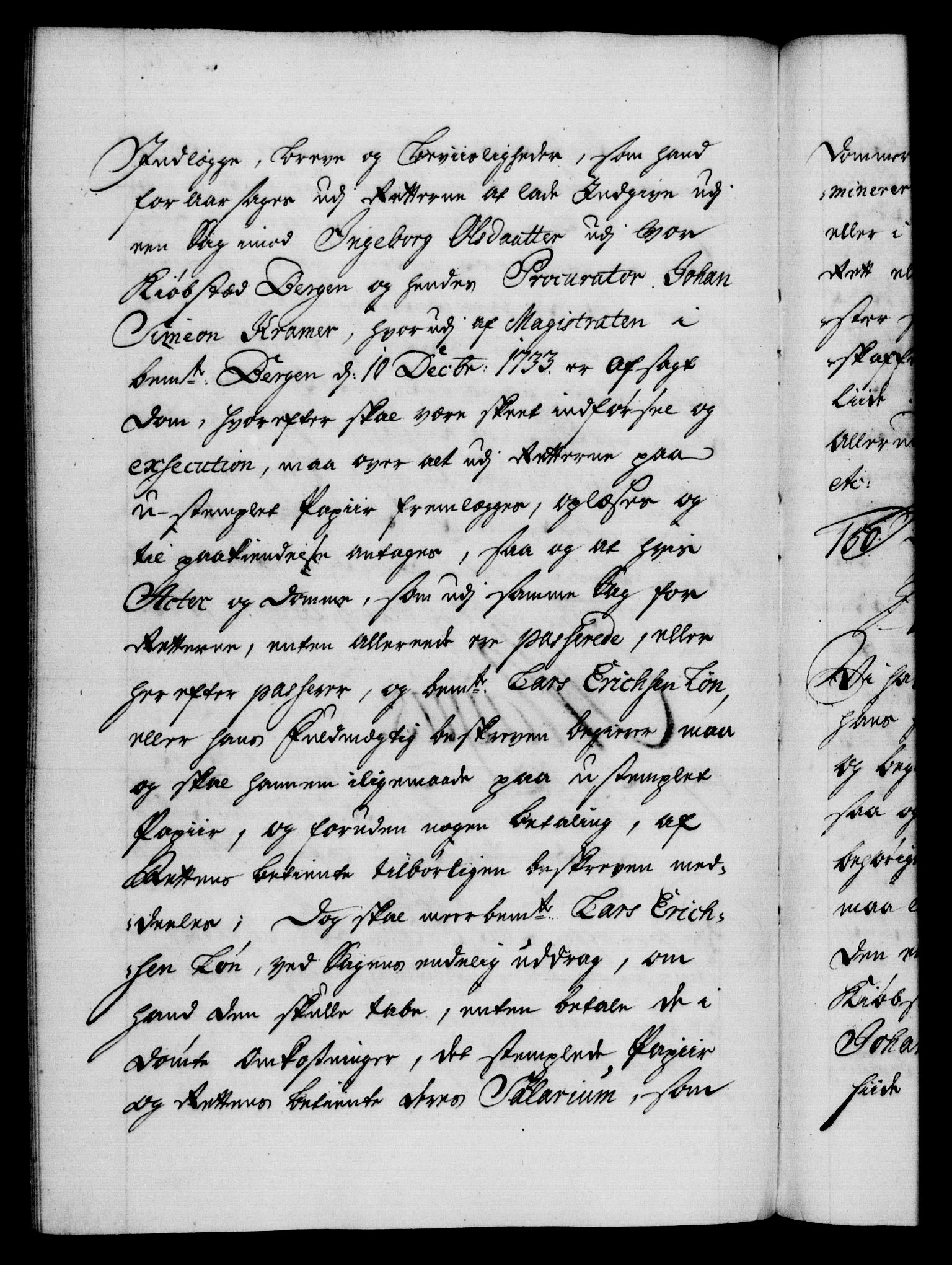 Danske Kanselli 1572-1799, RA/EA-3023/F/Fc/Fca/Fcaa/L0029: Norske registre, 1735-1736, p. 503b