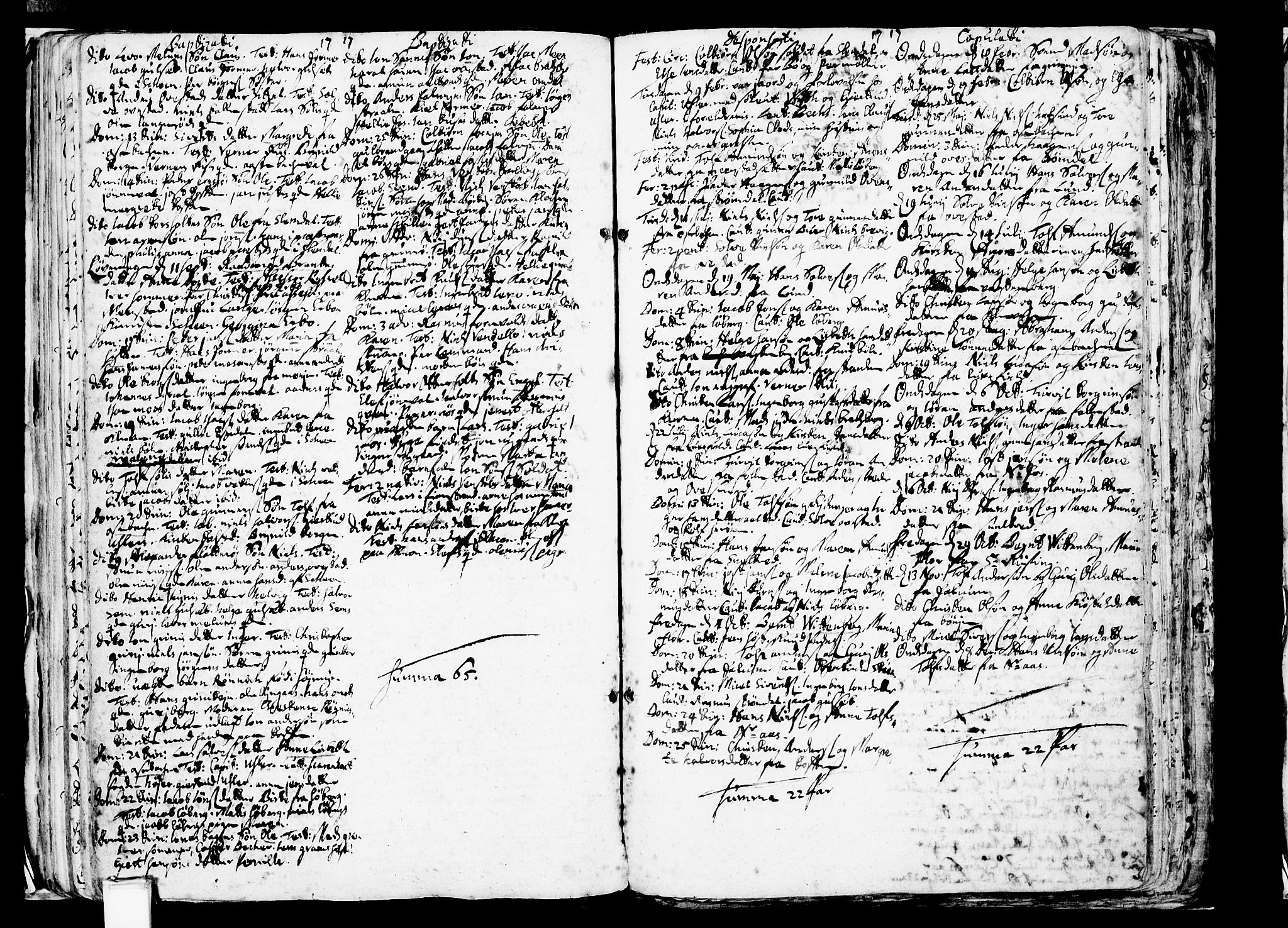 Gjerpen kirkebøker, SAKO/A-265/F/Fa/L0001: Parish register (official) no. I 1, 1681-1746