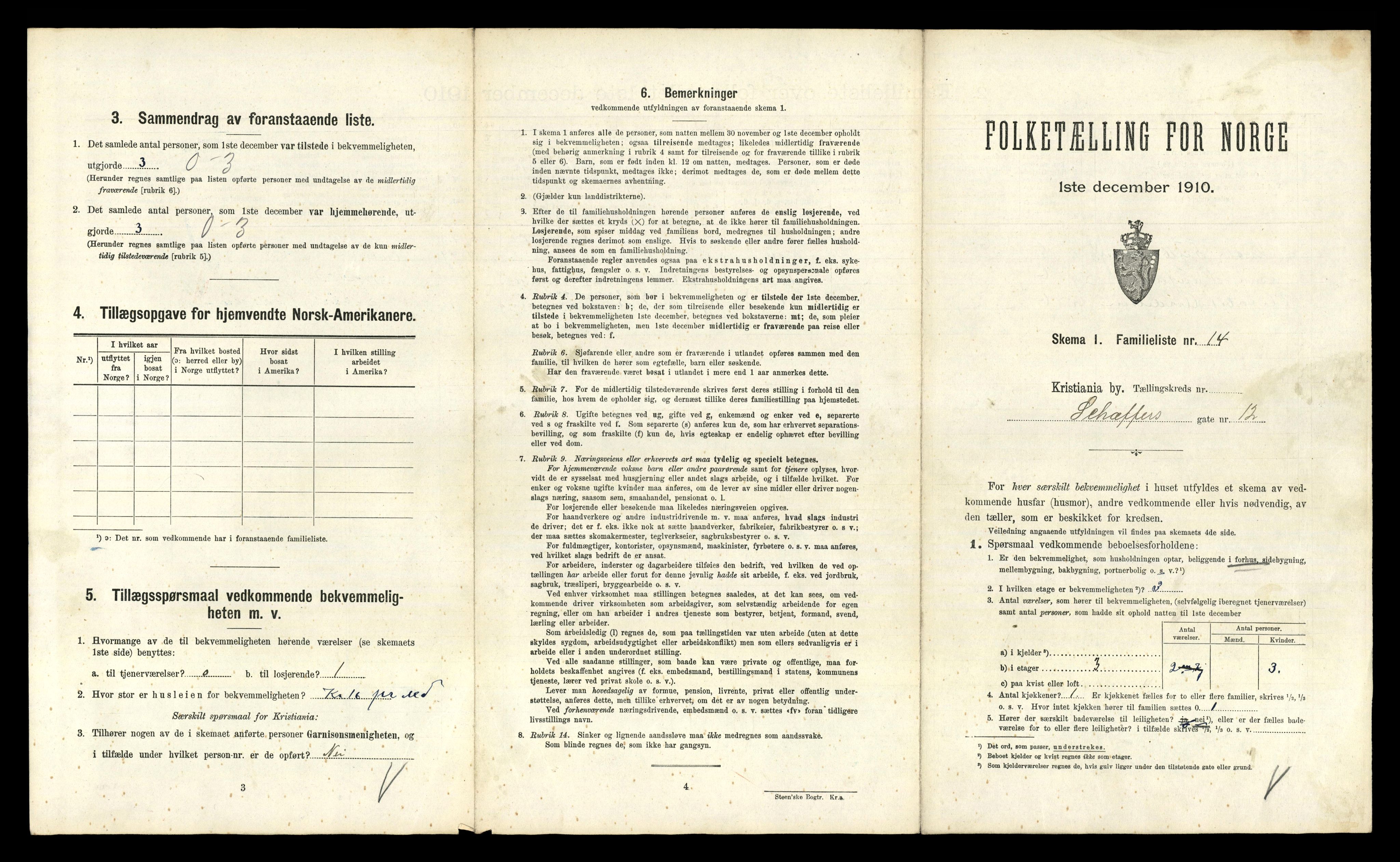 RA, 1910 census for Kristiania, 1910, p. 89119