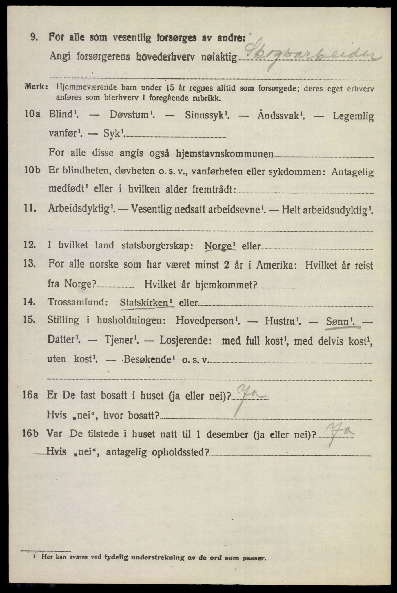 SAKO, 1920 census for Ådal, 1920, p. 6761