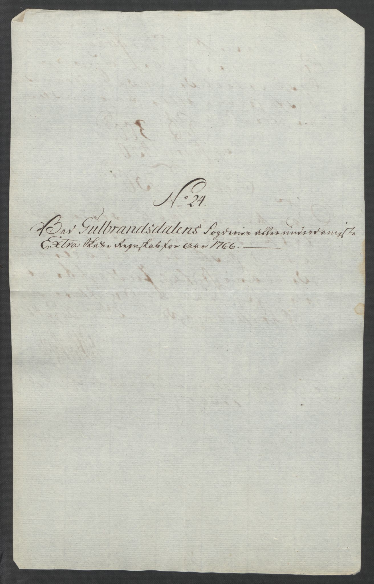 Rentekammeret inntil 1814, Reviderte regnskaper, Fogderegnskap, AV/RA-EA-4092/R17/L1266: Ekstraskatten Gudbrandsdal, 1762-1766, p. 608