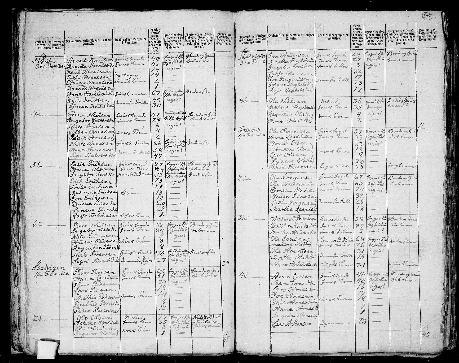 RA, 1801 census for 1447P Innvik, 1801, p. 547b-548a