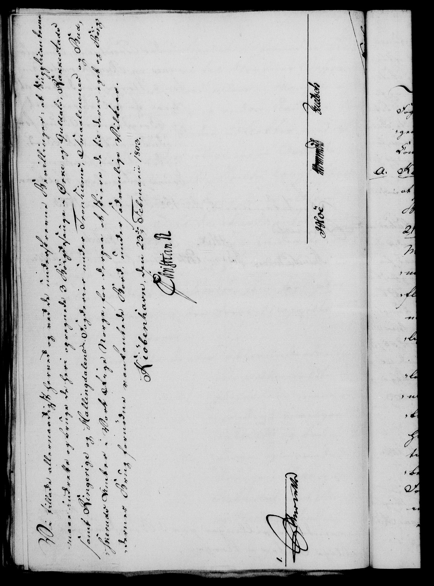 Rentekammeret, Kammerkanselliet, RA/EA-3111/G/Gf/Gfa/L0085: Norsk relasjons- og resolusjonsprotokoll (merket RK 52.85), 1803, p. 156