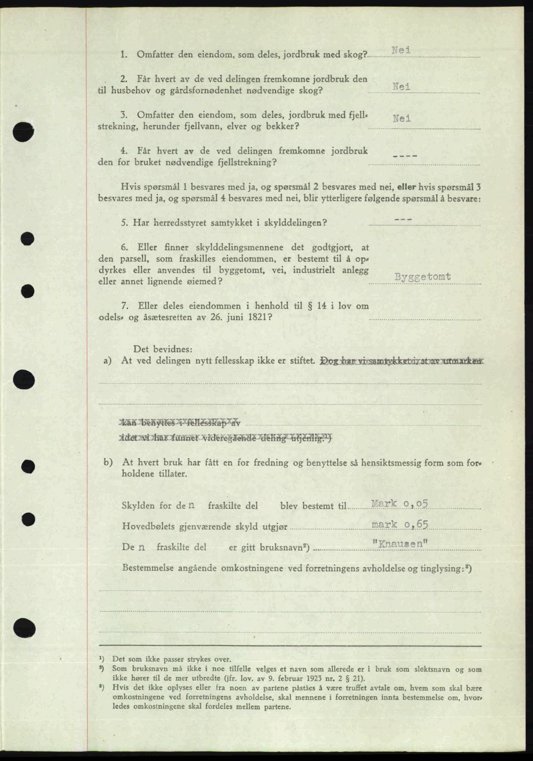 Nedenes sorenskriveri, AV/SAK-1221-0006/G/Gb/Gba/L0055: Mortgage book no. A7, 1946-1946, Diary no: : 718/1946