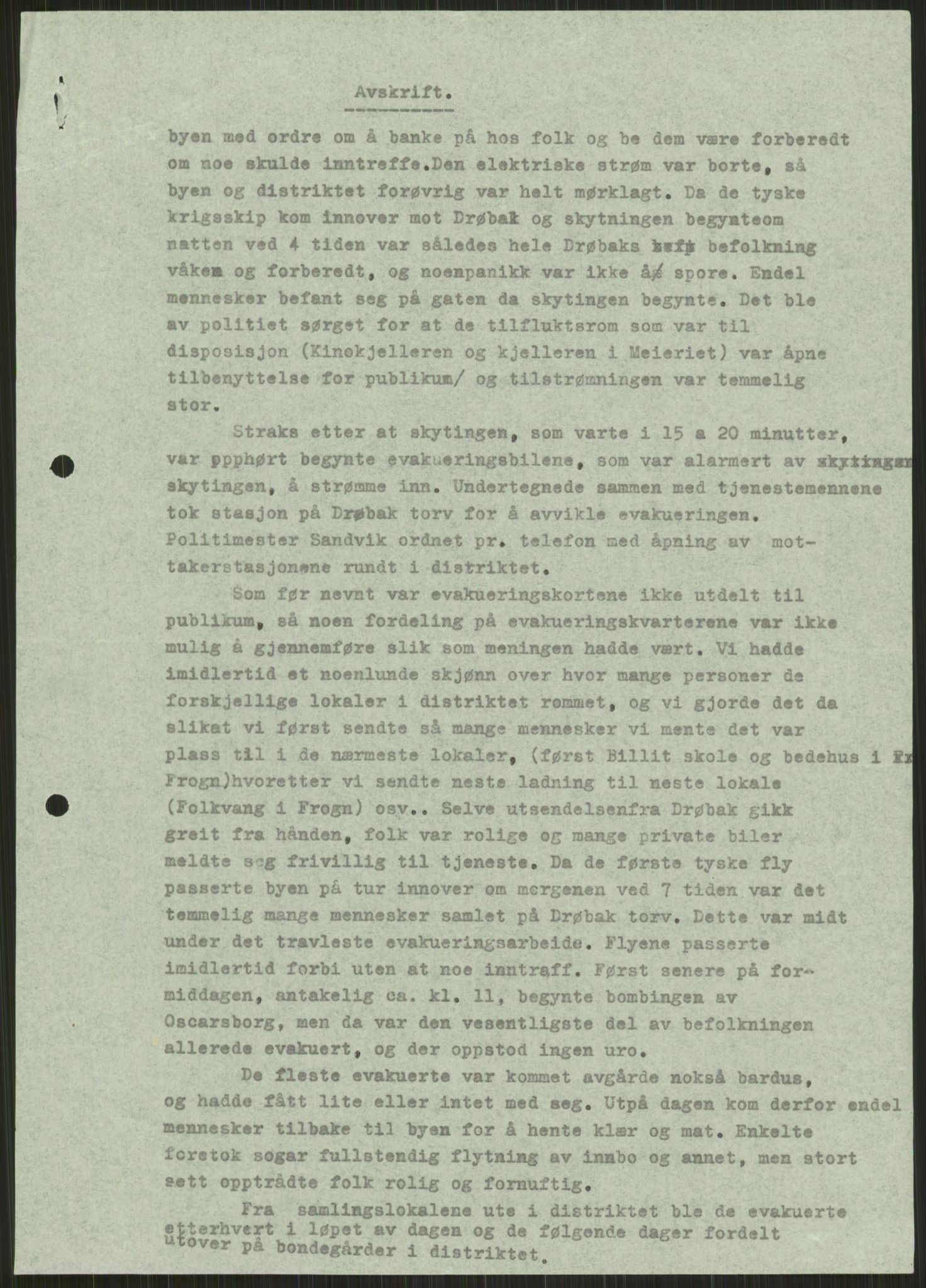 Forsvaret, Forsvarets krigshistoriske avdeling, AV/RA-RAFA-2017/Y/Ya/L0013: II-C-11-31 - Fylkesmenn.  Rapporter om krigsbegivenhetene 1940., 1940, p. 726