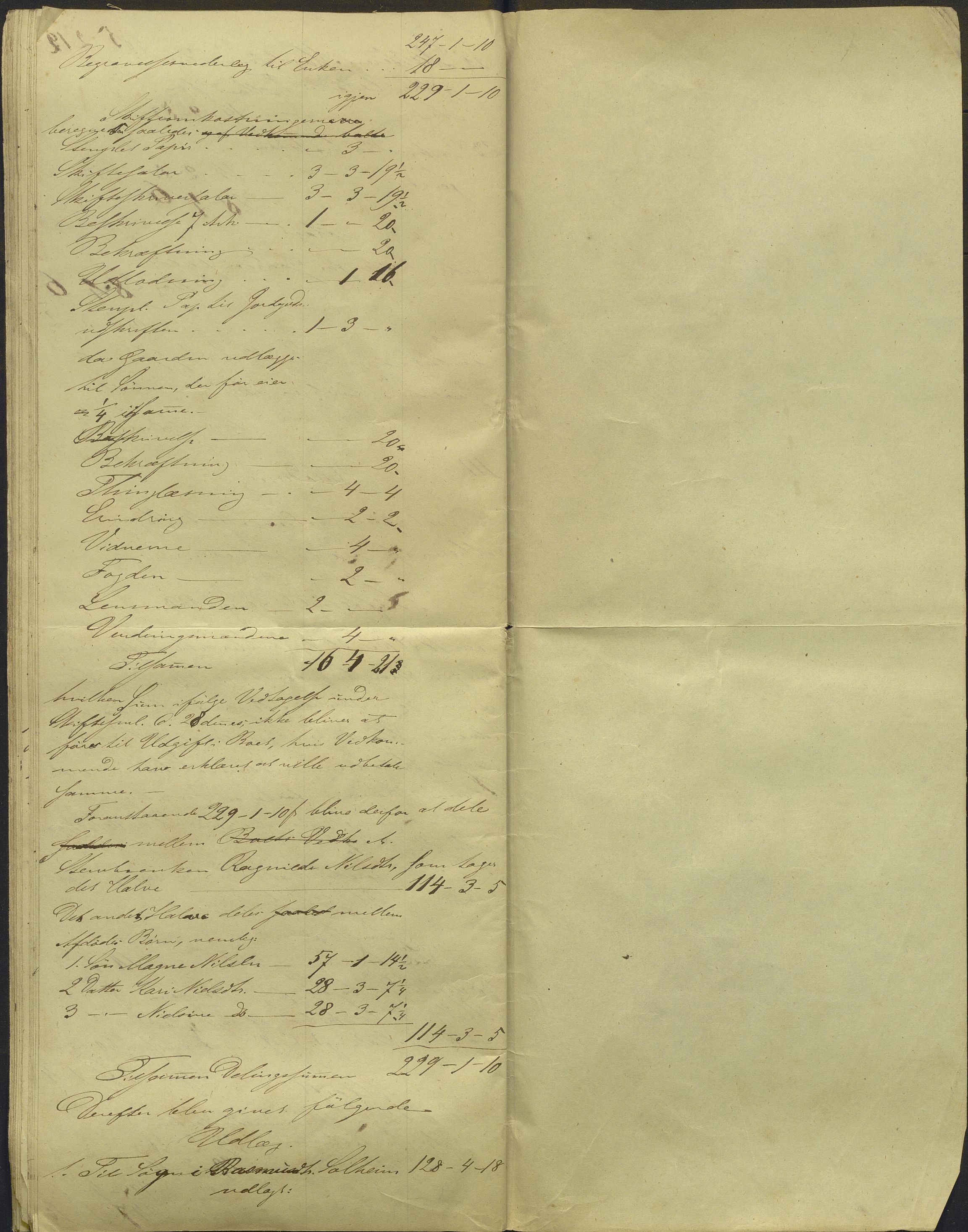 Nordhordland sorenskrivar, AV/SAB-A-2901/1/H/Hd/Hdb/L0001: Konsept til utlodningar, 1850-1852, p. 218