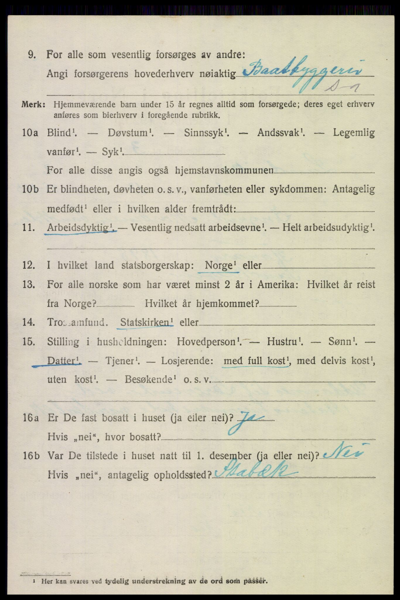 SAK, 1920 census for Landvik, 1920, p. 1777