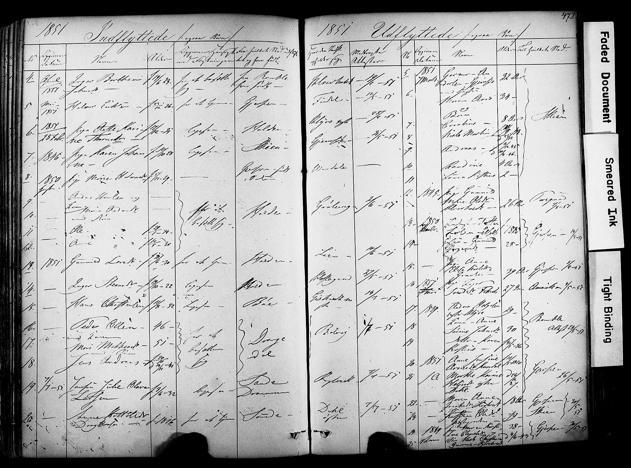 Solum kirkebøker, SAKO/A-306/F/Fa/L0006: Parish register (official) no. I 6, 1844-1855, p. 472