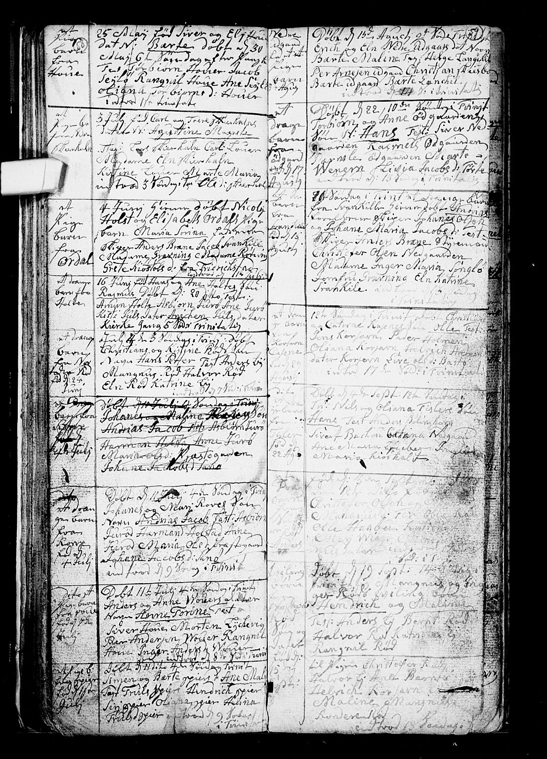 Hvaler prestekontor Kirkebøker, SAO/A-2001/F/Fa/L0002: Parish register (official) no. I 2, 1749-1816, p. 58-59