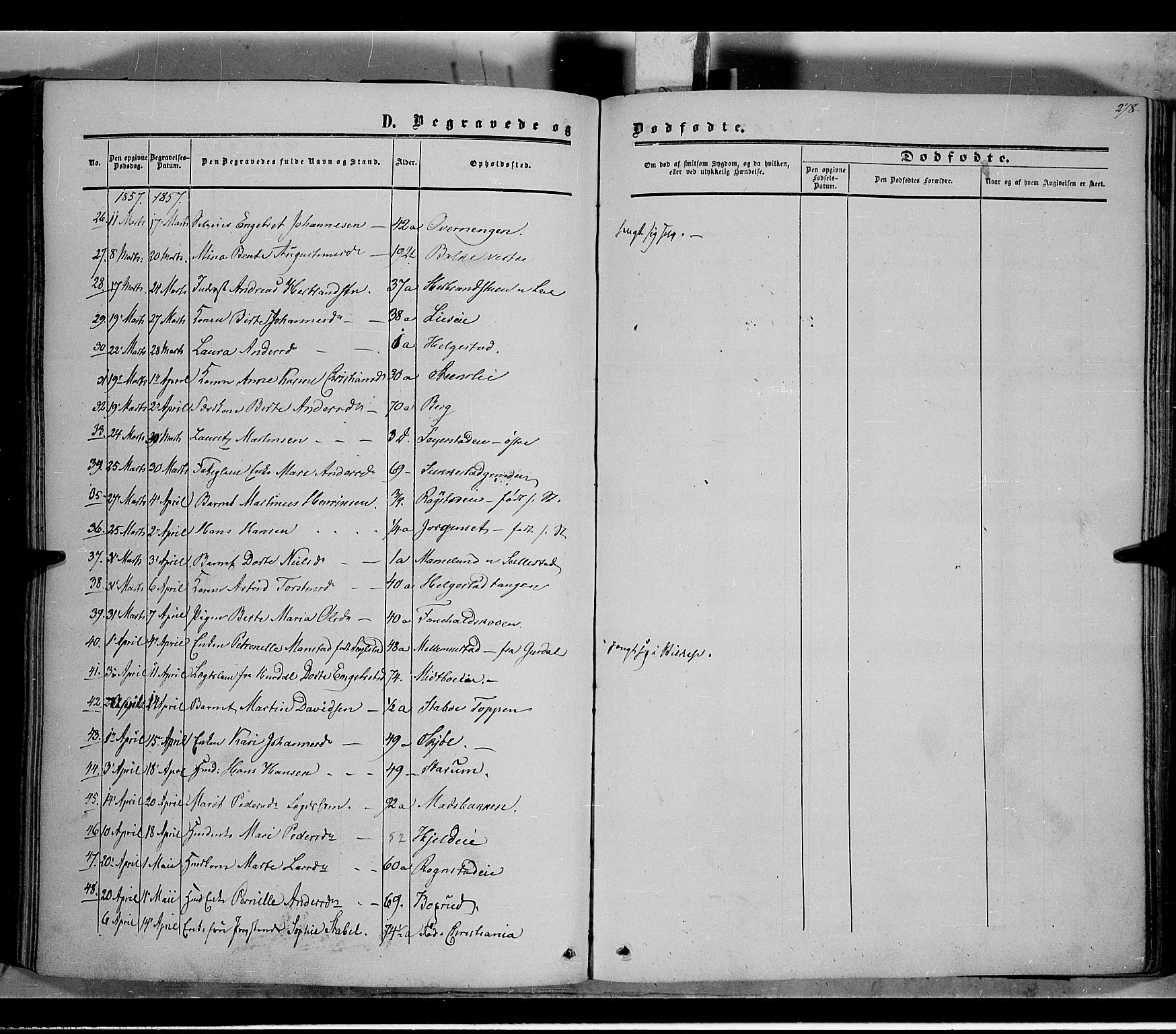 Østre Toten prestekontor, SAH/PREST-104/H/Ha/Haa/L0004: Parish register (official) no. 4, 1857-1865, p. 278