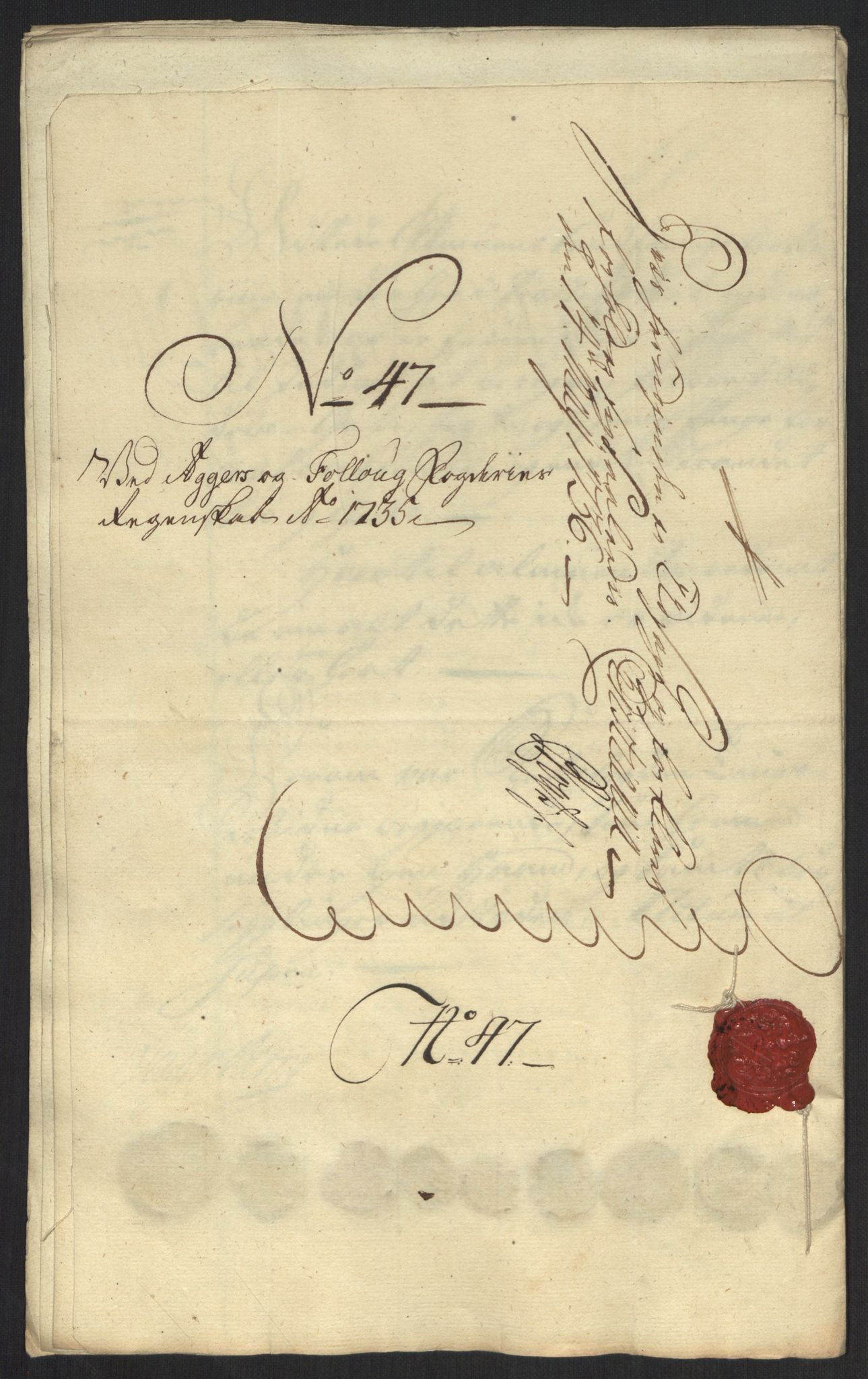 Rentekammeret inntil 1814, Reviderte regnskaper, Fogderegnskap, AV/RA-EA-4092/R10/L0474: Fogderegnskap Aker og Follo, 1735, p. 156