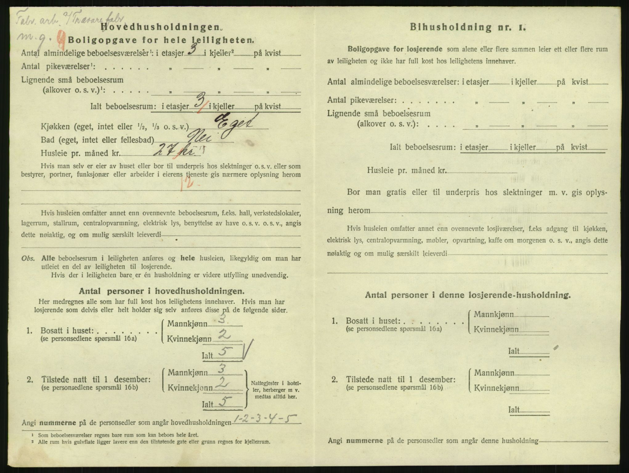 SAH, 1920 census for Gjøvik, 1920, p. 807