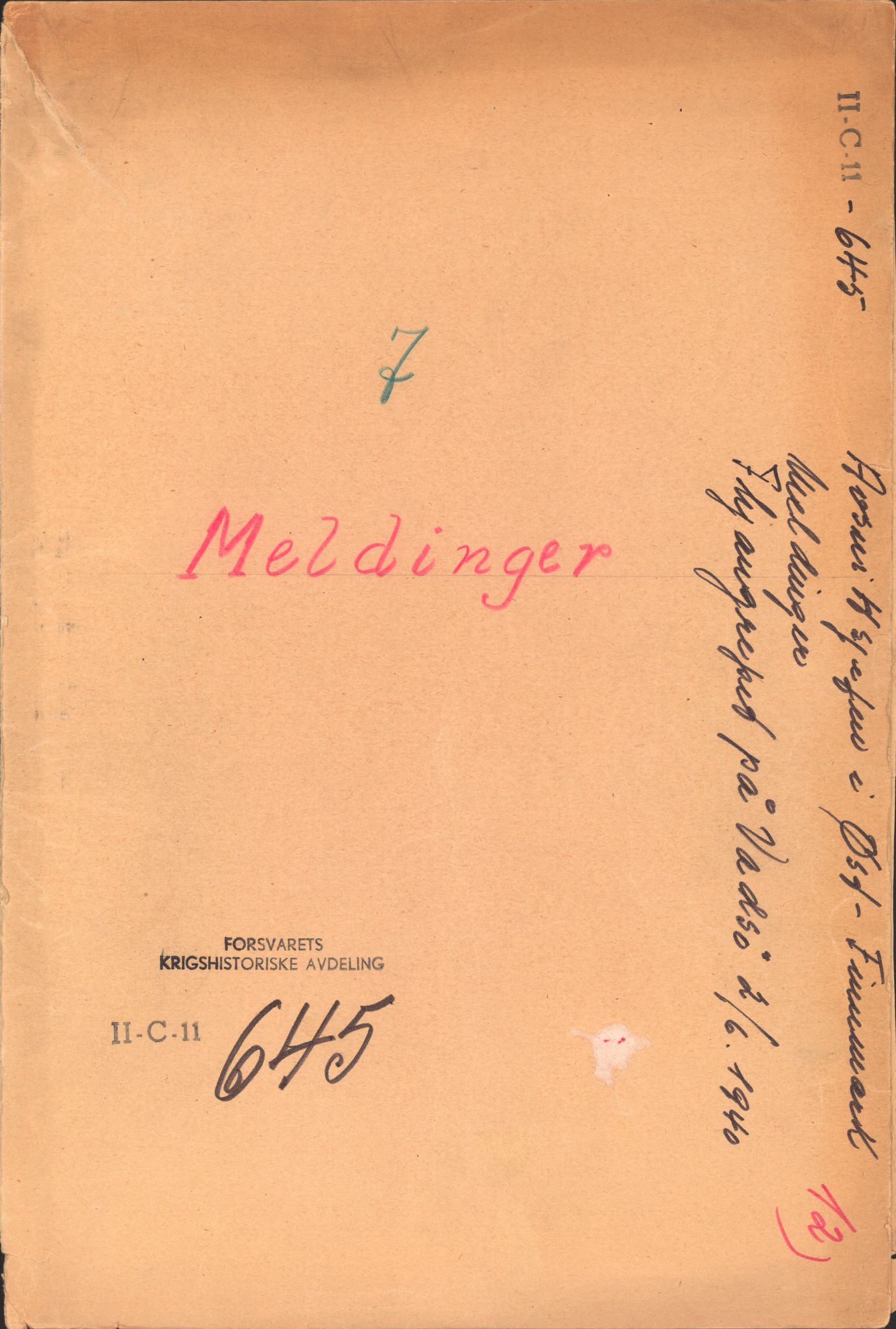 Forsvaret, Forsvarets krigshistoriske avdeling, AV/RA-RAFA-2017/Y/Yb/L0151: II-C-11-645  -  6. Divisjon: avsnittsjefen i Øst-Finnmark, 1940, p. 906