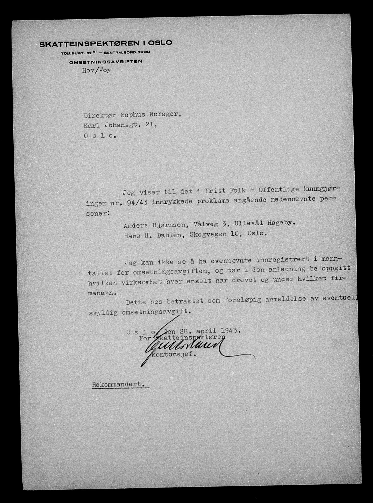 Justisdepartementet, Tilbakeføringskontoret for inndratte formuer, AV/RA-S-1564/H/Hc/Hcc/L0924: --, 1945-1947, p. 502