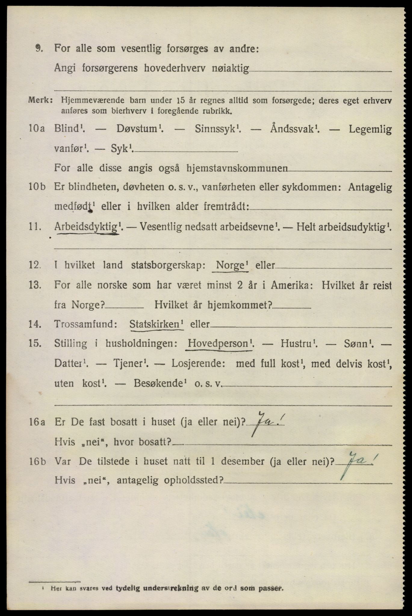 SAKO, 1920 census for Stokke, 1920, p. 6769