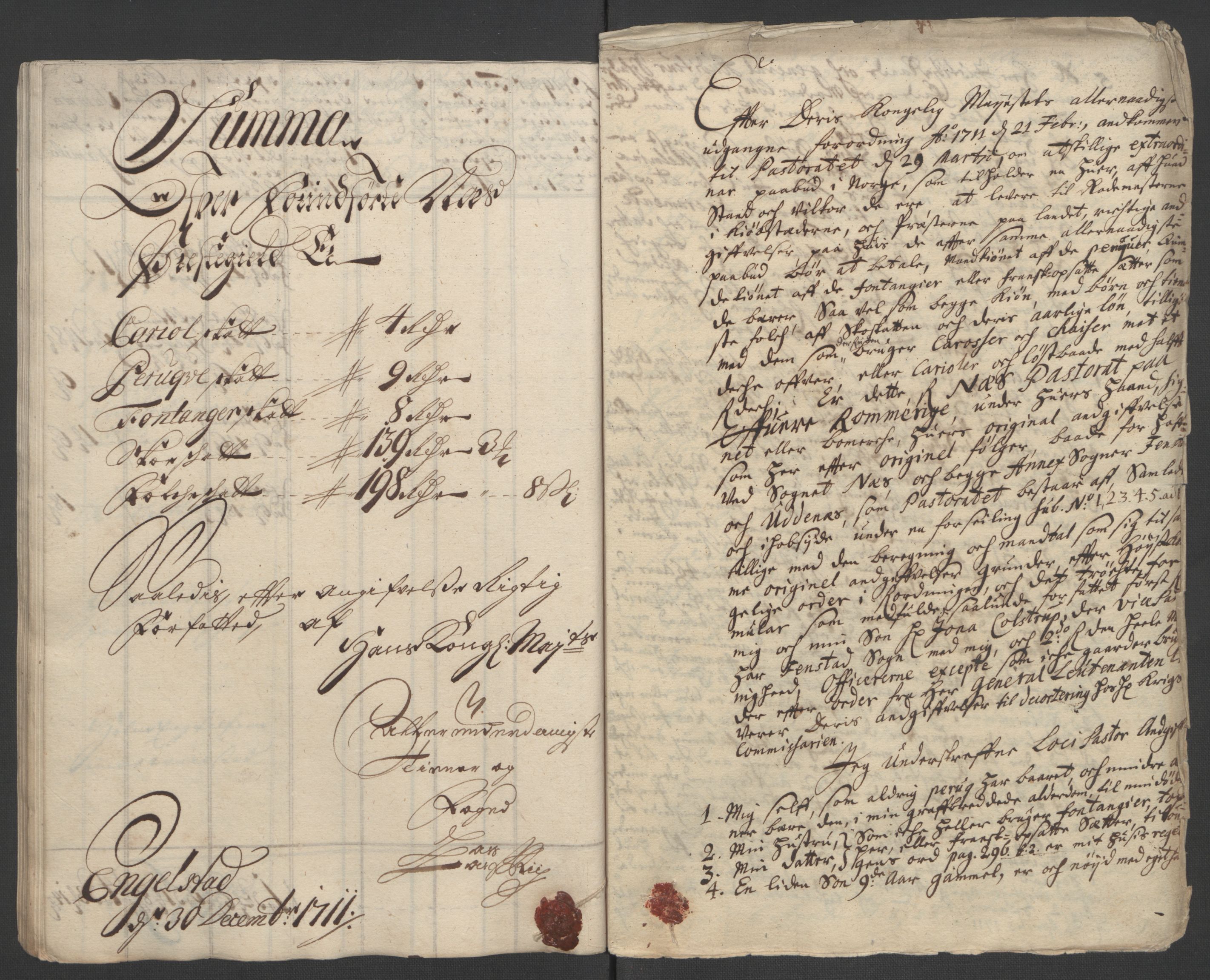 Rentekammeret inntil 1814, Reviderte regnskaper, Fogderegnskap, AV/RA-EA-4092/R12/L0721: Fogderegnskap Øvre Romerike, 1711, p. 234