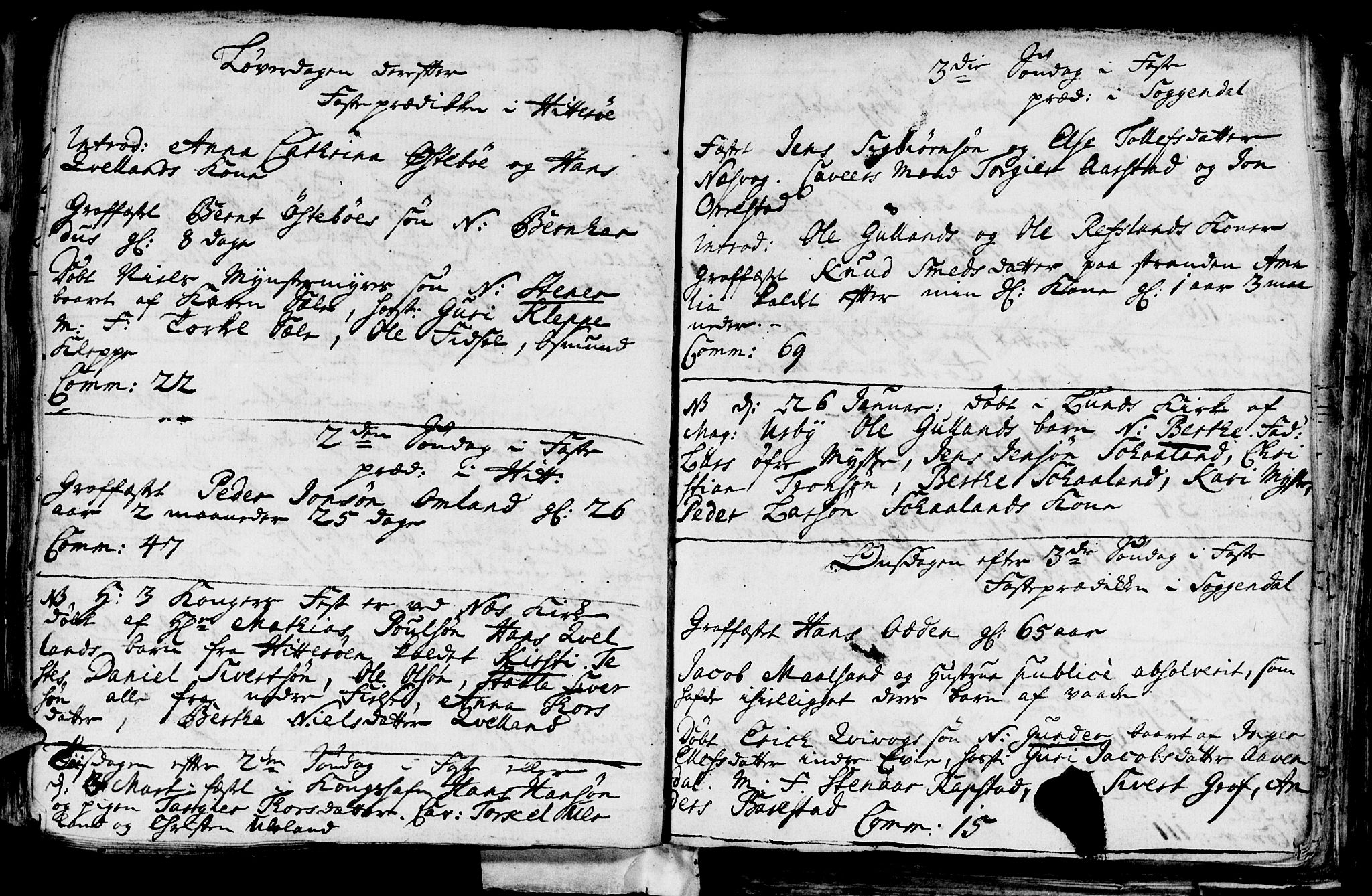 Sokndal sokneprestkontor, AV/SAST-A-101808: Parish register (official) no. A 1, 1729-1740