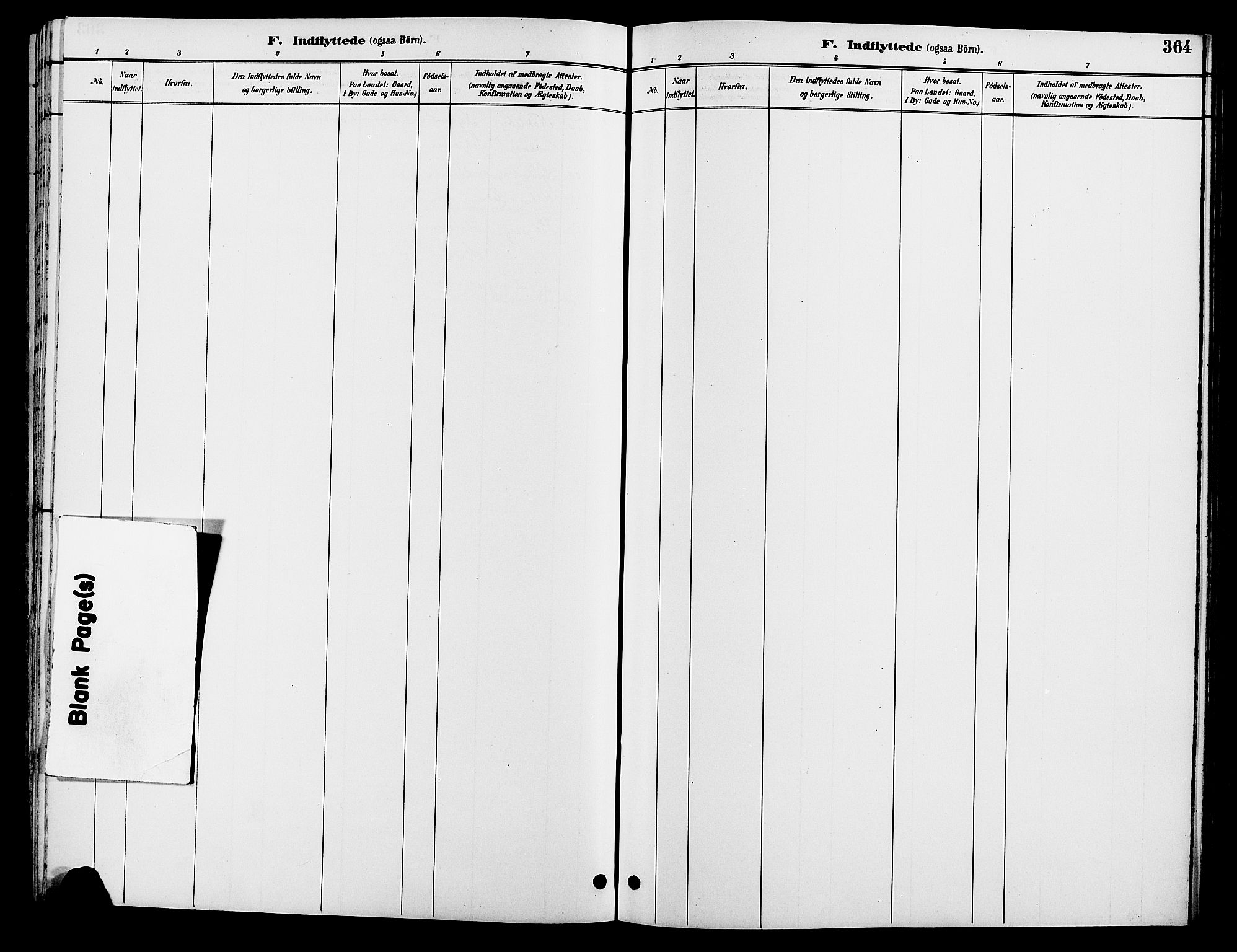 Løten prestekontor, SAH/PREST-022/L/La/L0006: Parish register (copy) no. 6, 1892-1909, p. 364
