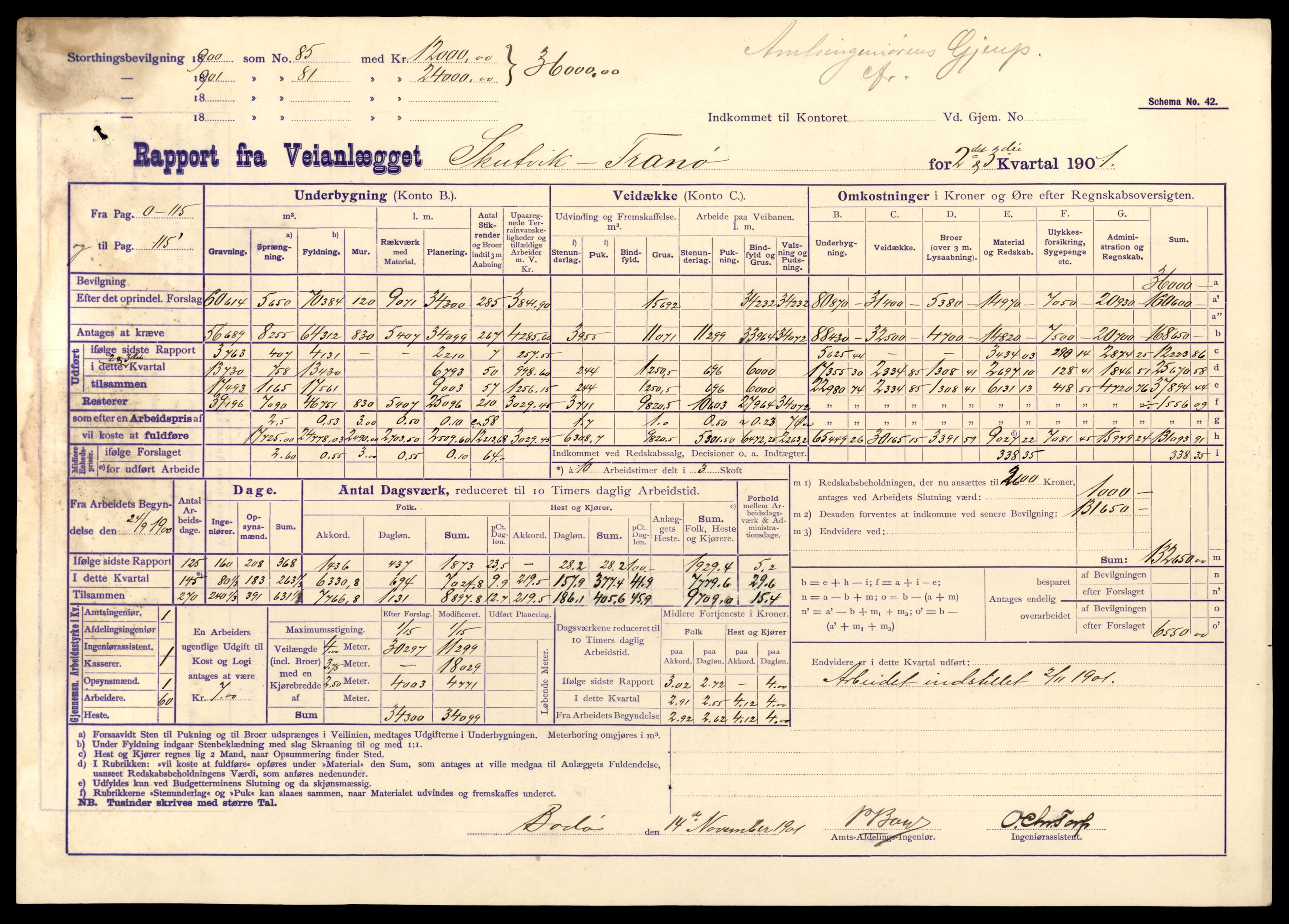 Nordland vegkontor, AV/SAT-A-4181/F/Fa/L0030: Hamarøy/Tysfjord, 1885-1948, p. 952