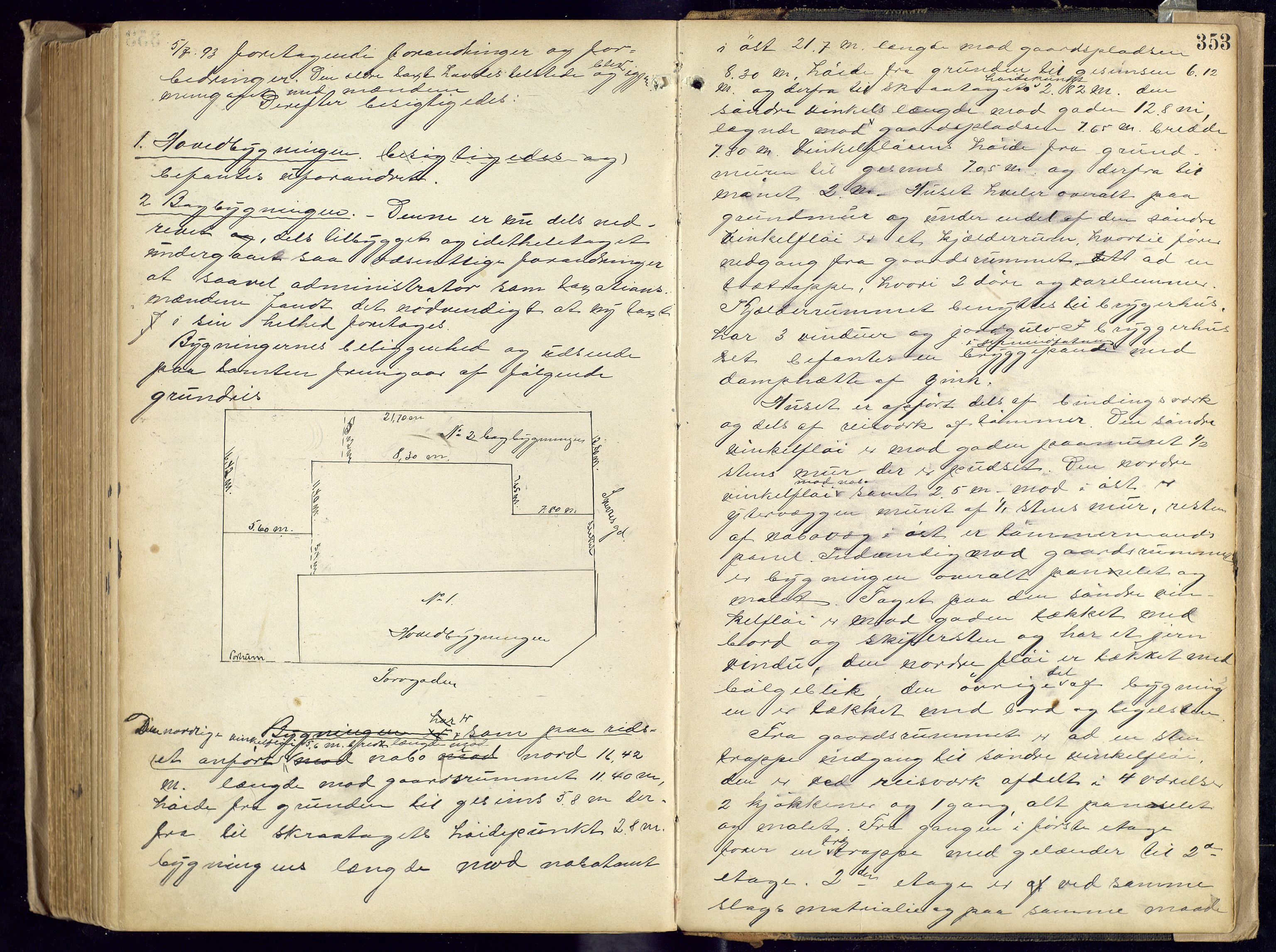 Norges Brannkasse, Hamar, SAH/NBRANH-006/F/Fa/L0003: Branntakstprotokoll, 1886-1897, p. 352b-353a