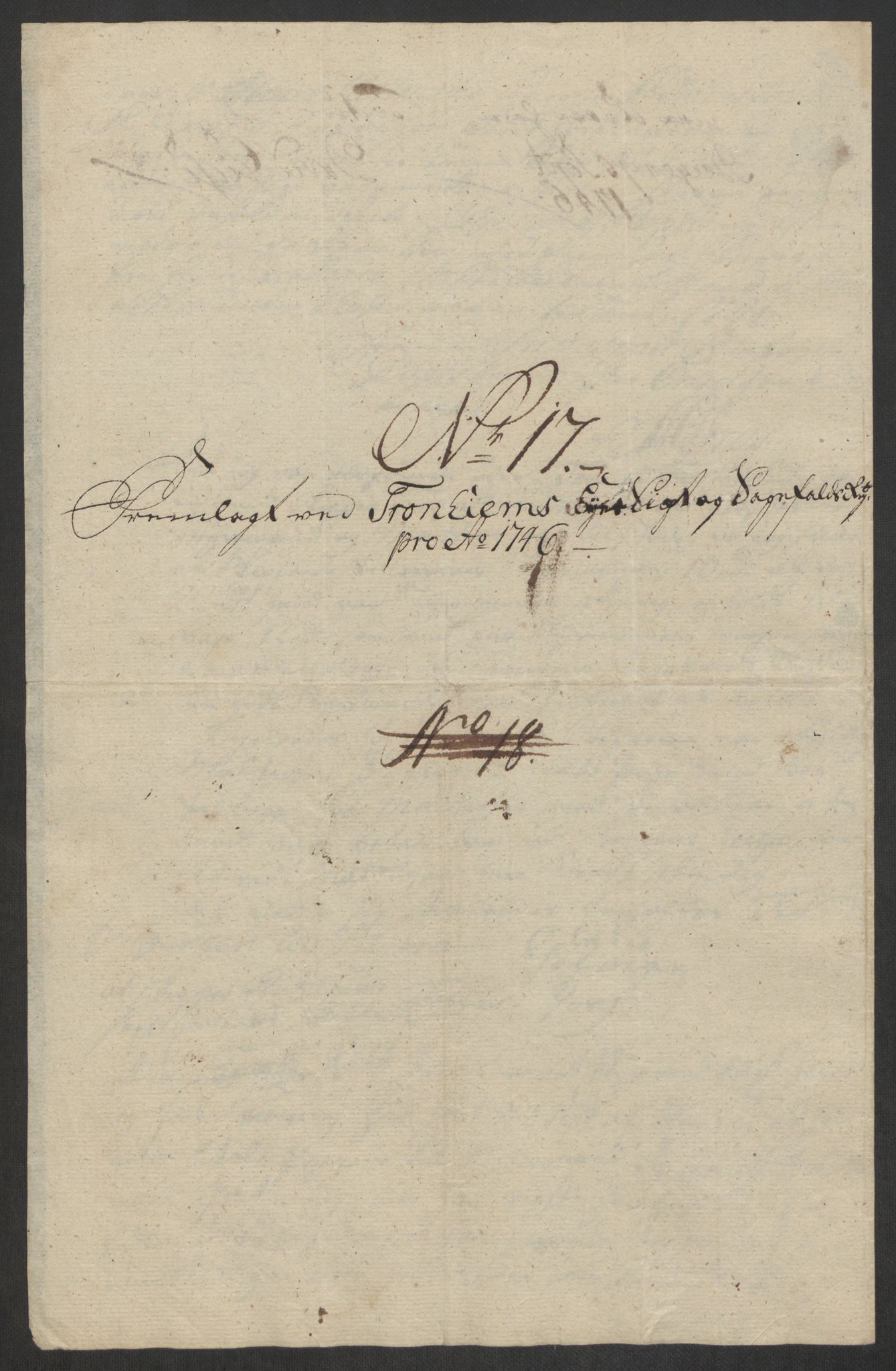 Rentekammeret inntil 1814, Reviderte regnskaper, Byregnskaper, RA/EA-4066/R/Rs/L0541: [S22] Sikt og sakefall, 1743-1746, p. 362