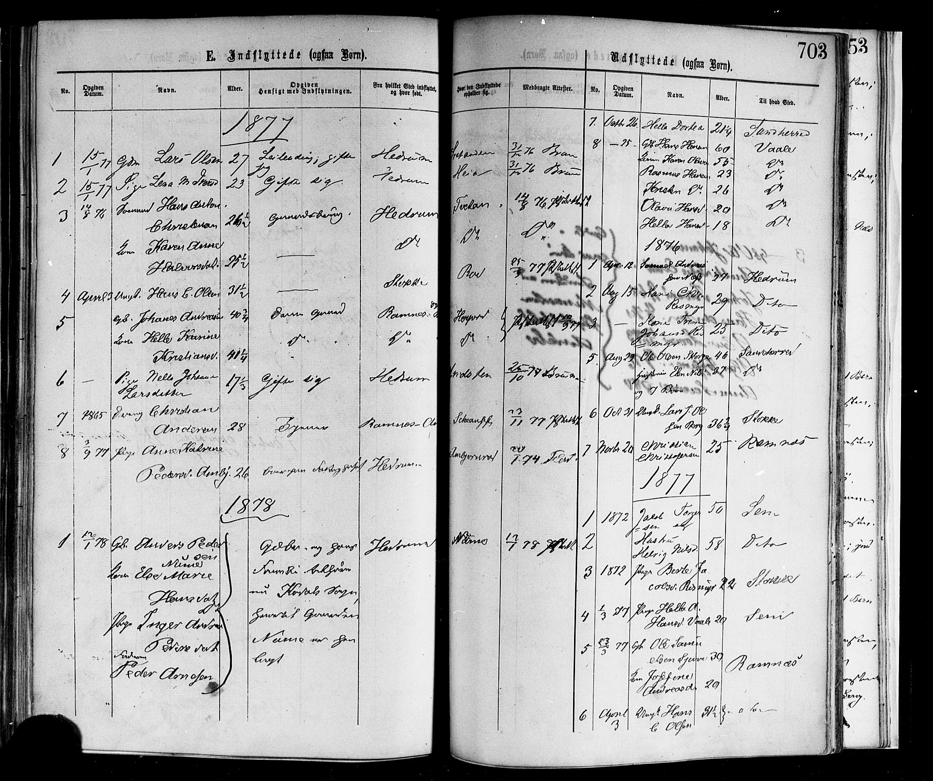 Andebu kirkebøker, AV/SAKO-A-336/F/Fa/L0006: Parish register (official) no. I 6, 1871-1878, p. 703
