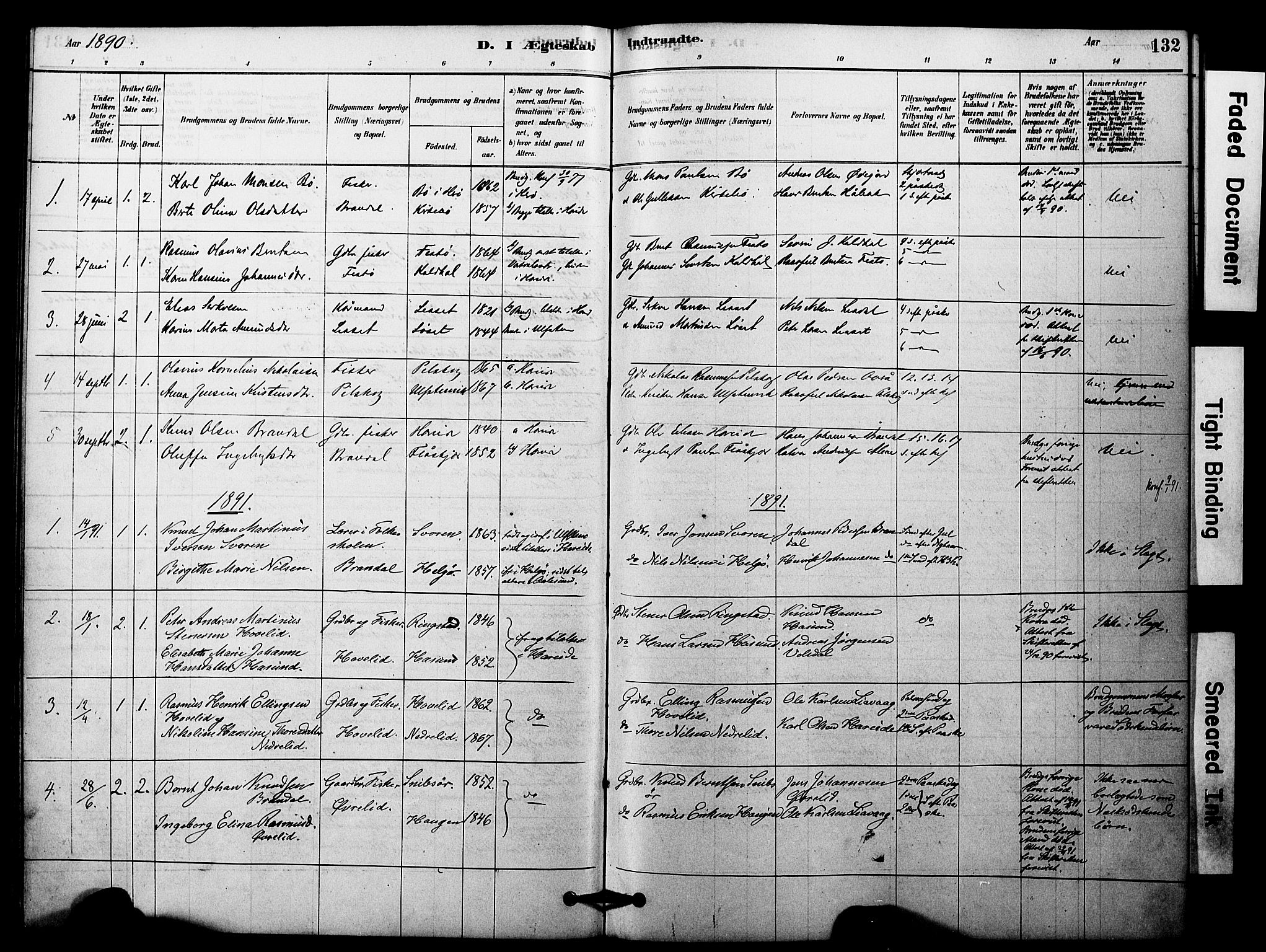 Ministerialprotokoller, klokkerbøker og fødselsregistre - Møre og Romsdal, SAT/A-1454/510/L0122: Parish register (official) no. 510A02, 1878-1897, p. 132