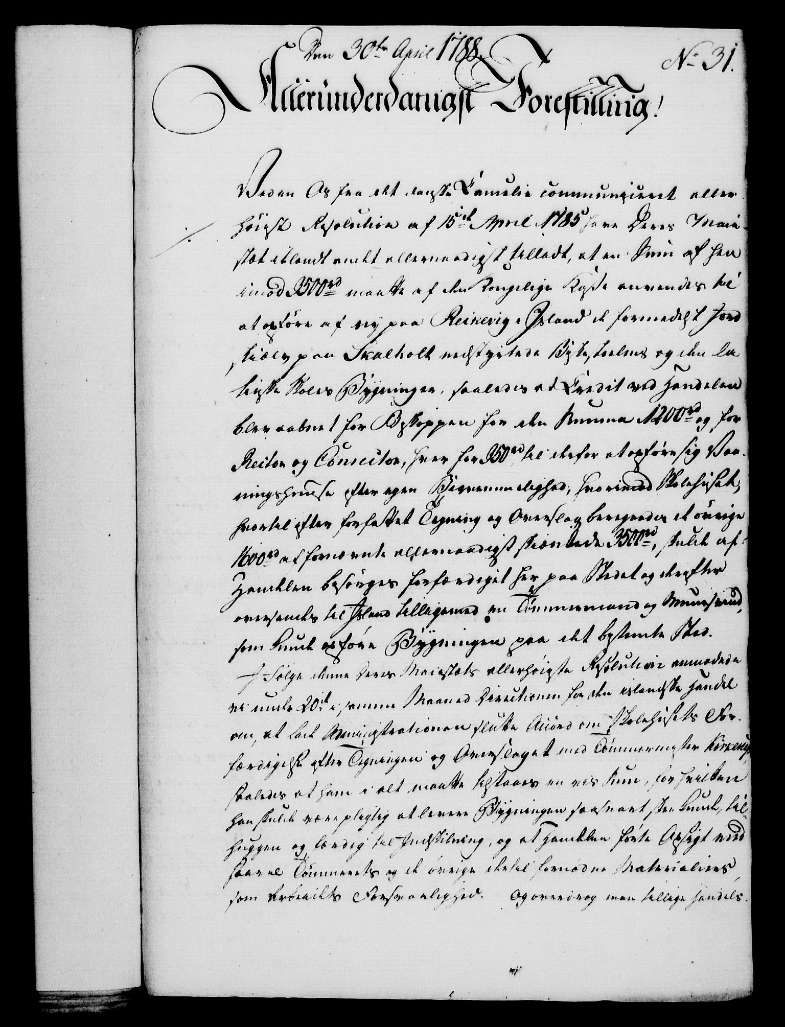 Rentekammeret, Kammerkanselliet, RA/EA-3111/G/Gf/Gfa/L0070: Norsk relasjons- og resolusjonsprotokoll (merket RK 52.70), 1788, p. 179