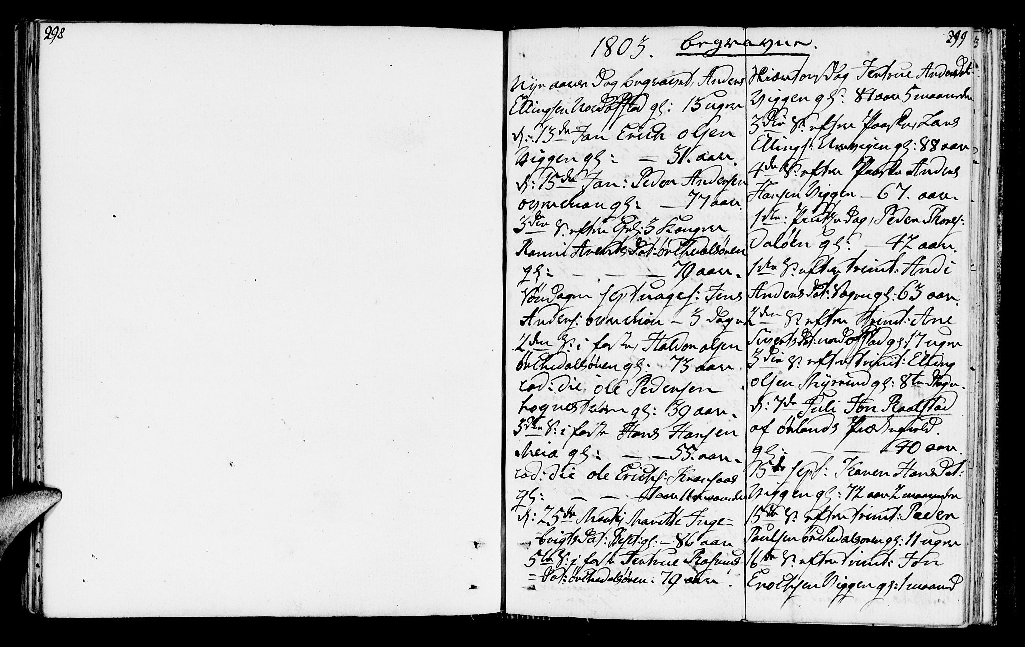 Ministerialprotokoller, klokkerbøker og fødselsregistre - Sør-Trøndelag, SAT/A-1456/665/L0769: Parish register (official) no. 665A04, 1803-1816, p. 298-299