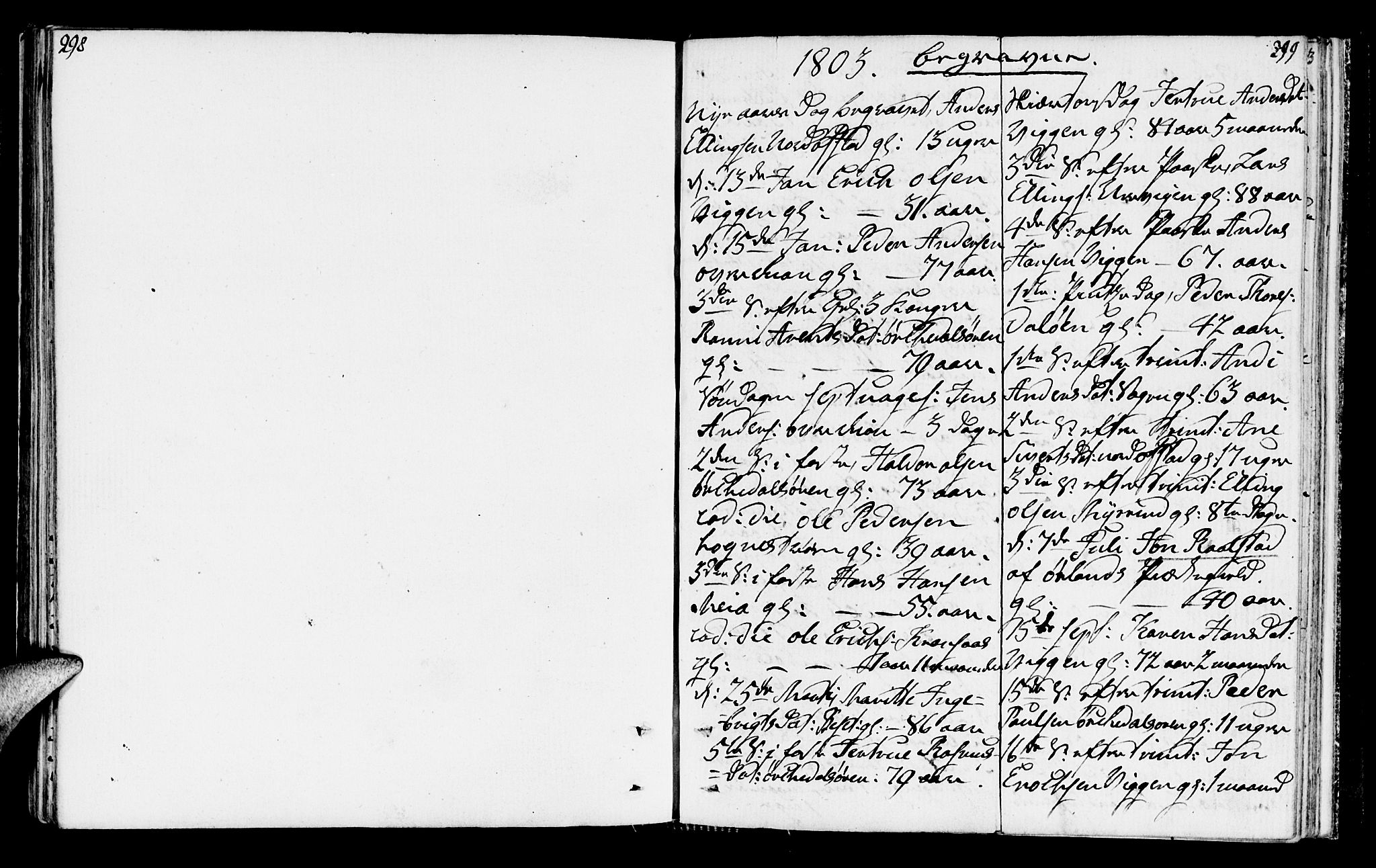 Ministerialprotokoller, klokkerbøker og fødselsregistre - Sør-Trøndelag, AV/SAT-A-1456/665/L0769: Parish register (official) no. 665A04, 1803-1816, p. 298-299