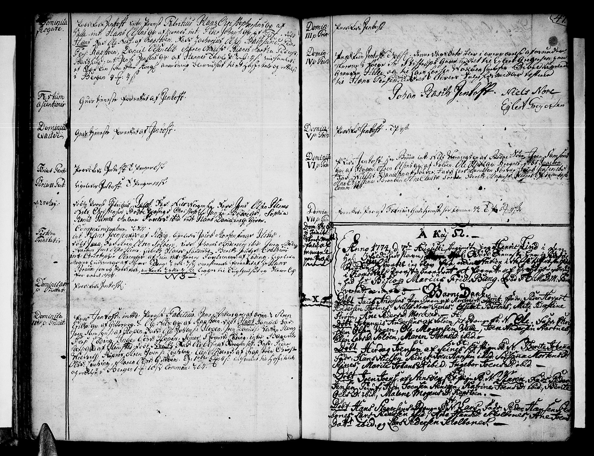 Ministerialprotokoller, klokkerbøker og fødselsregistre - Nordland, AV/SAT-A-1459/801/L0003: Parish register (official) no. 801A03, 1762-1795, p. 47