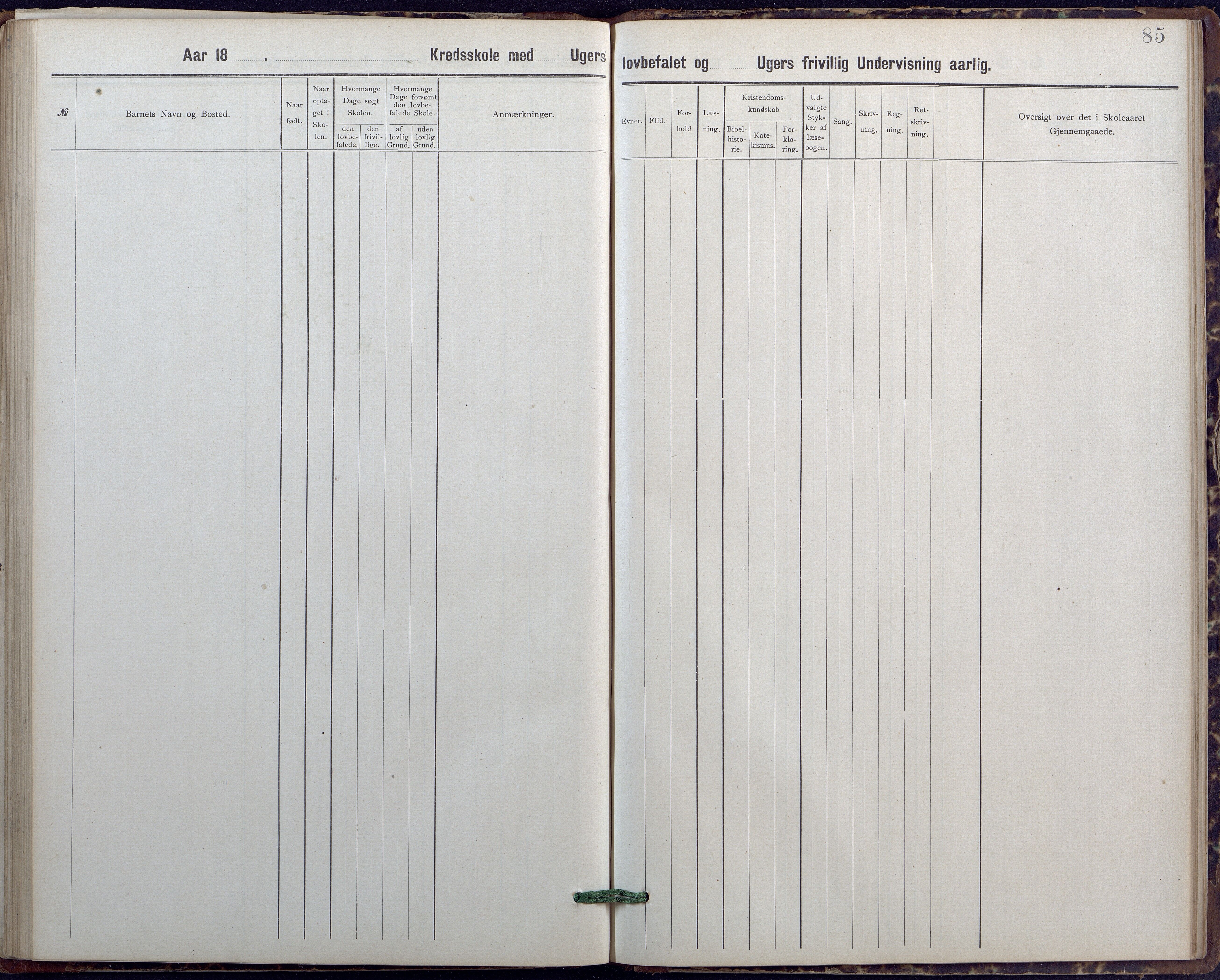 Evje kommune, Ånesland/Omland/Kleveland skolekrets, AAKS/KA0937-550f/F2/L0001: Skoleprotokoll for Aaneland og Omlands kreds, 1899-1909, p. 44