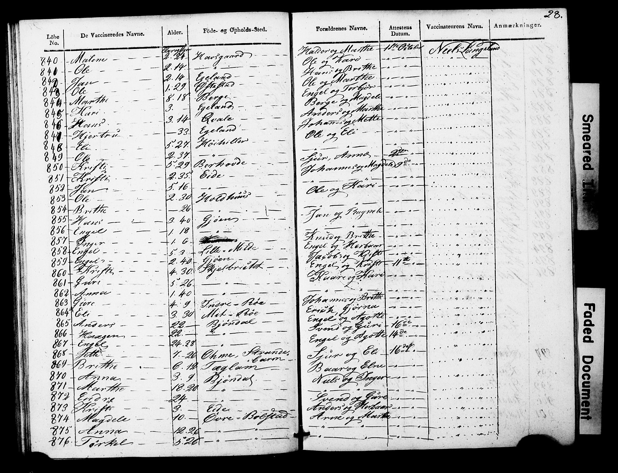 Os sokneprestembete, SAB/A-99929: Parish register (official) no. A 19, 1817-1830, p. 28