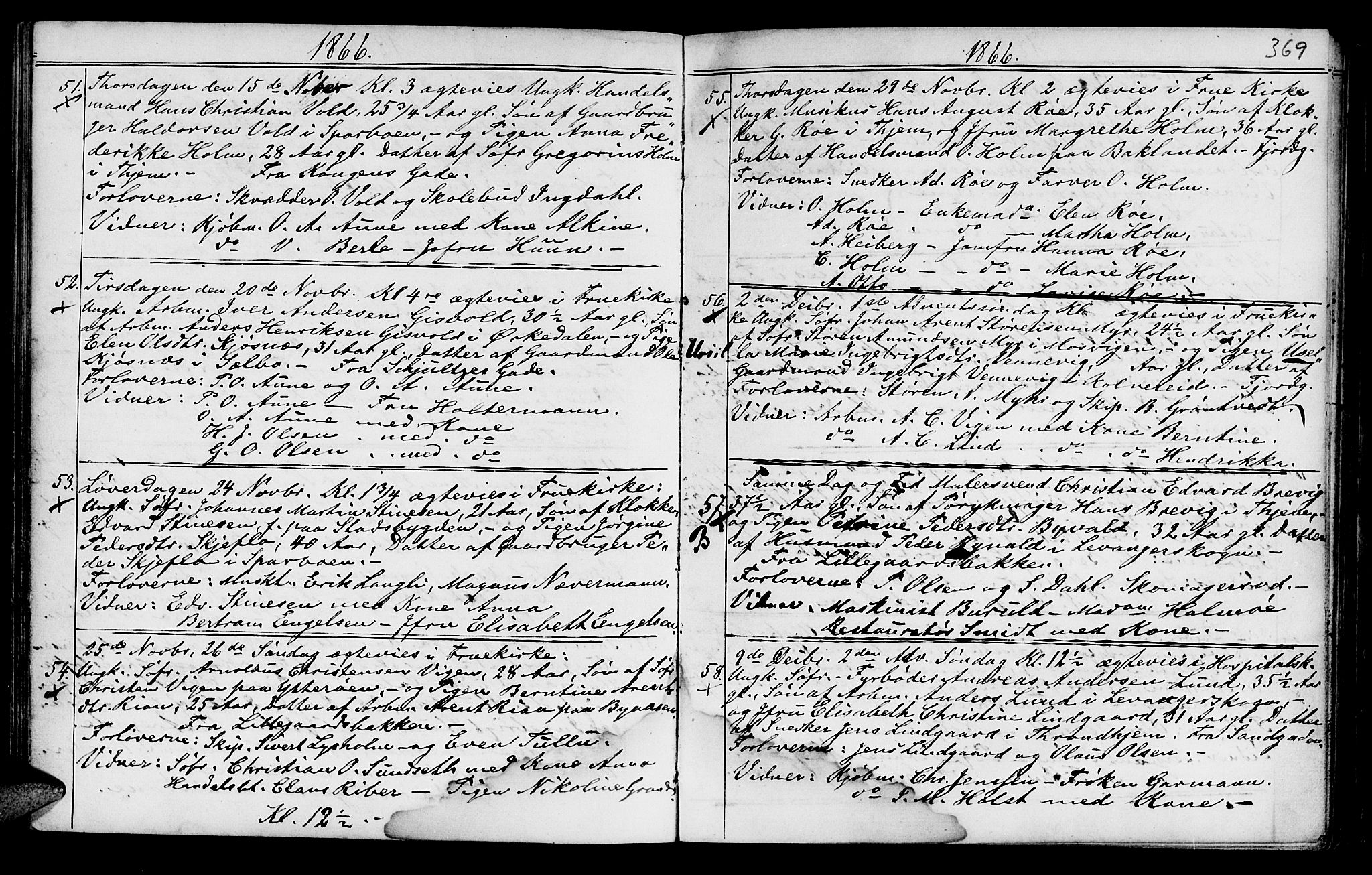 Ministerialprotokoller, klokkerbøker og fødselsregistre - Sør-Trøndelag, SAT/A-1456/602/L0140: Parish register (copy) no. 602C08, 1864-1872, p. 368-369