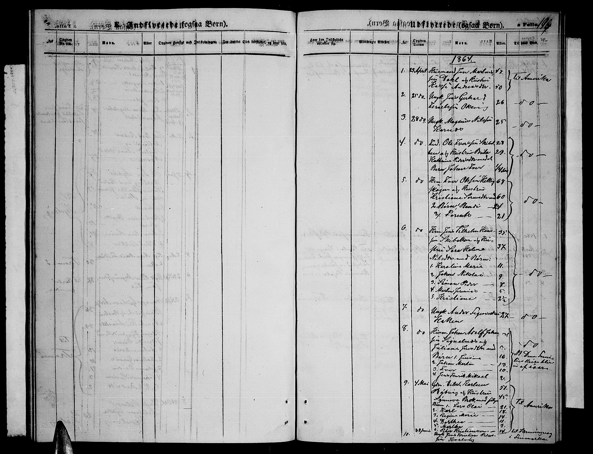 Lyngen sokneprestembete, AV/SATØ-S-1289/H/He/Heb/L0003klokker: Parish register (copy) no. 3, 1861-1867, p. 196