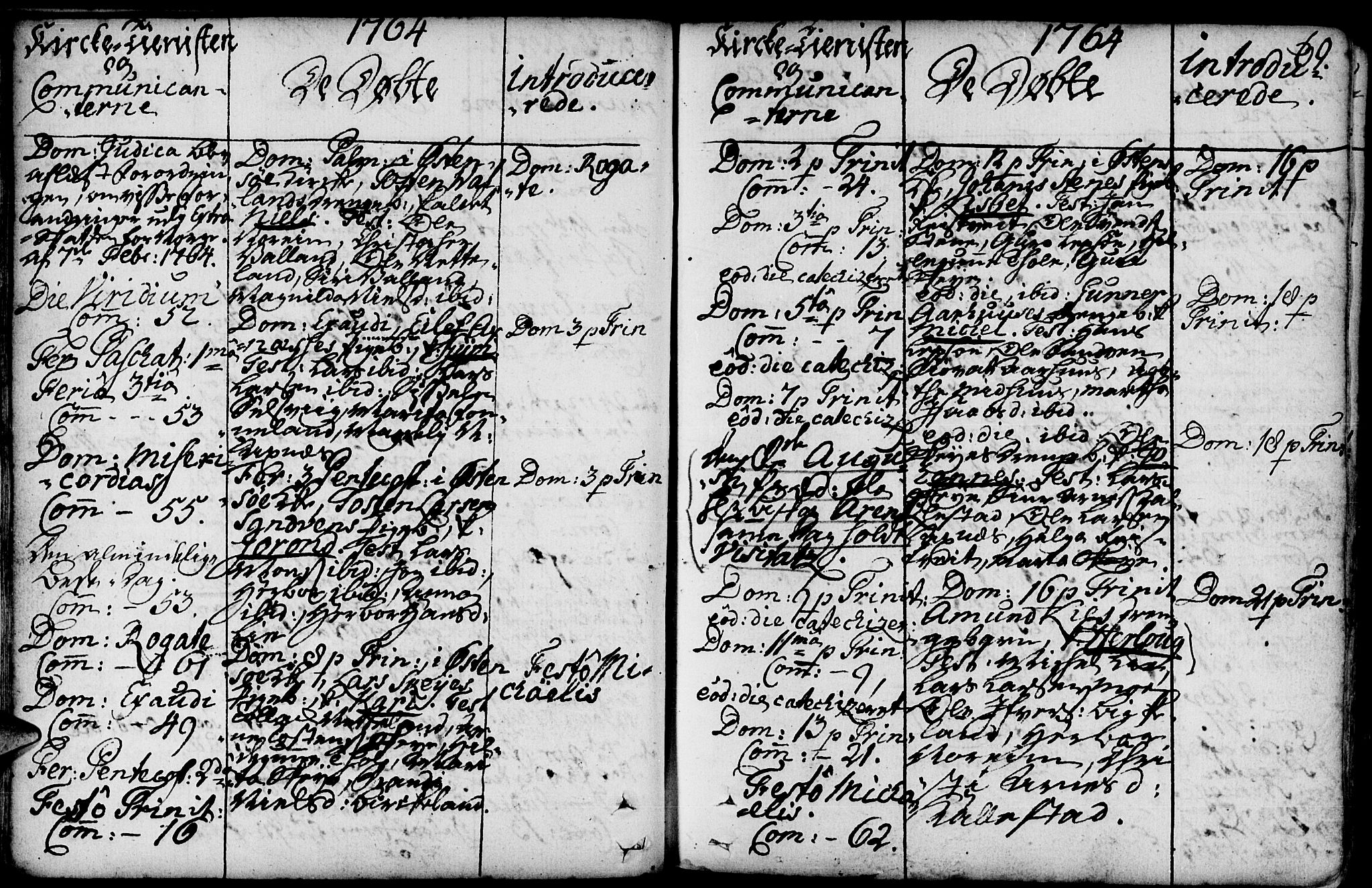 Kvam sokneprestembete, SAB/A-76201/H/Haa: Parish register (official) no. A 3, 1743-1795, p. 69