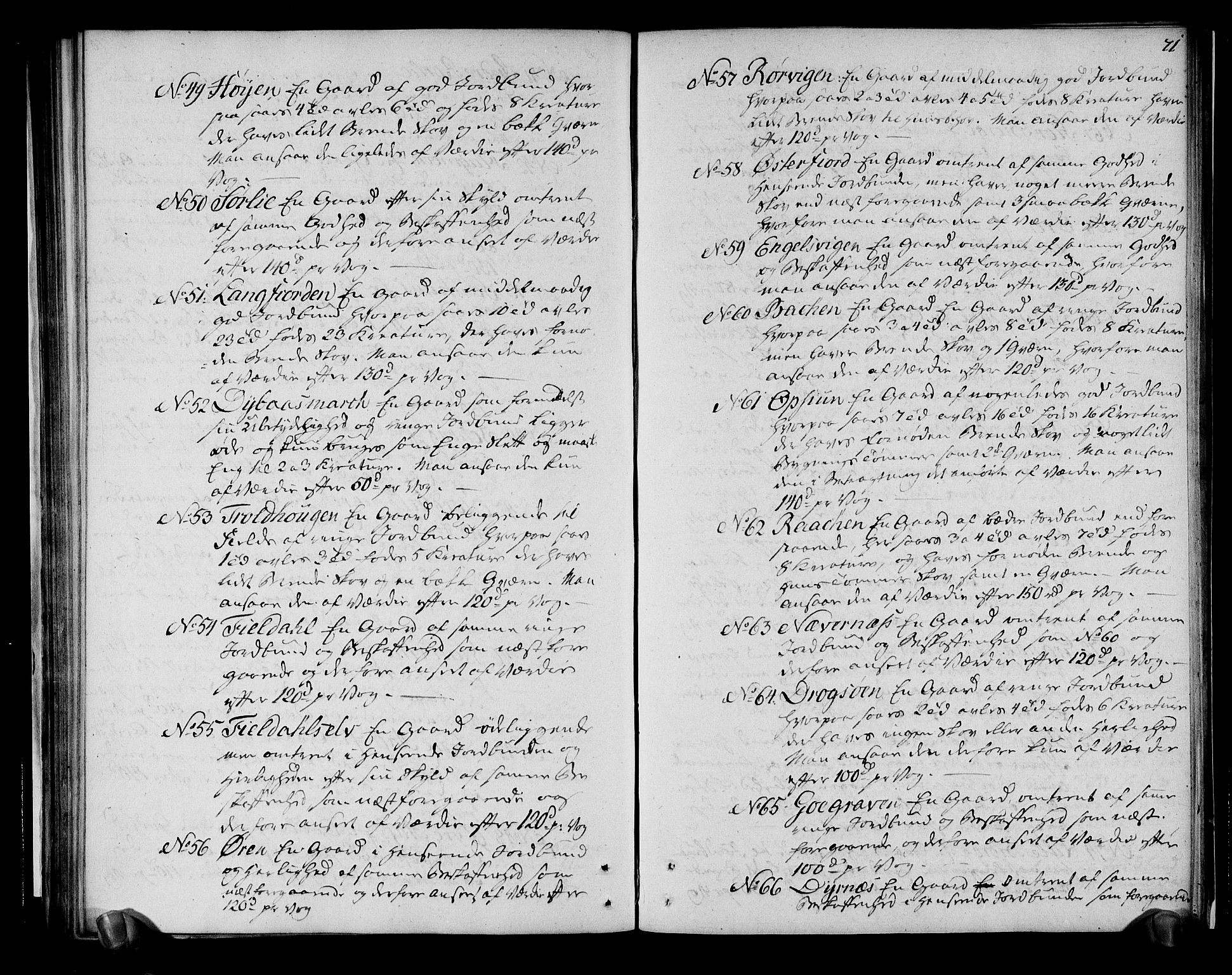 Rentekammeret inntil 1814, Realistisk ordnet avdeling, RA/EA-4070/N/Ne/Nea/L0156: Helgeland fogderi. Deliberasjonsprotokoll, 1803, p. 73