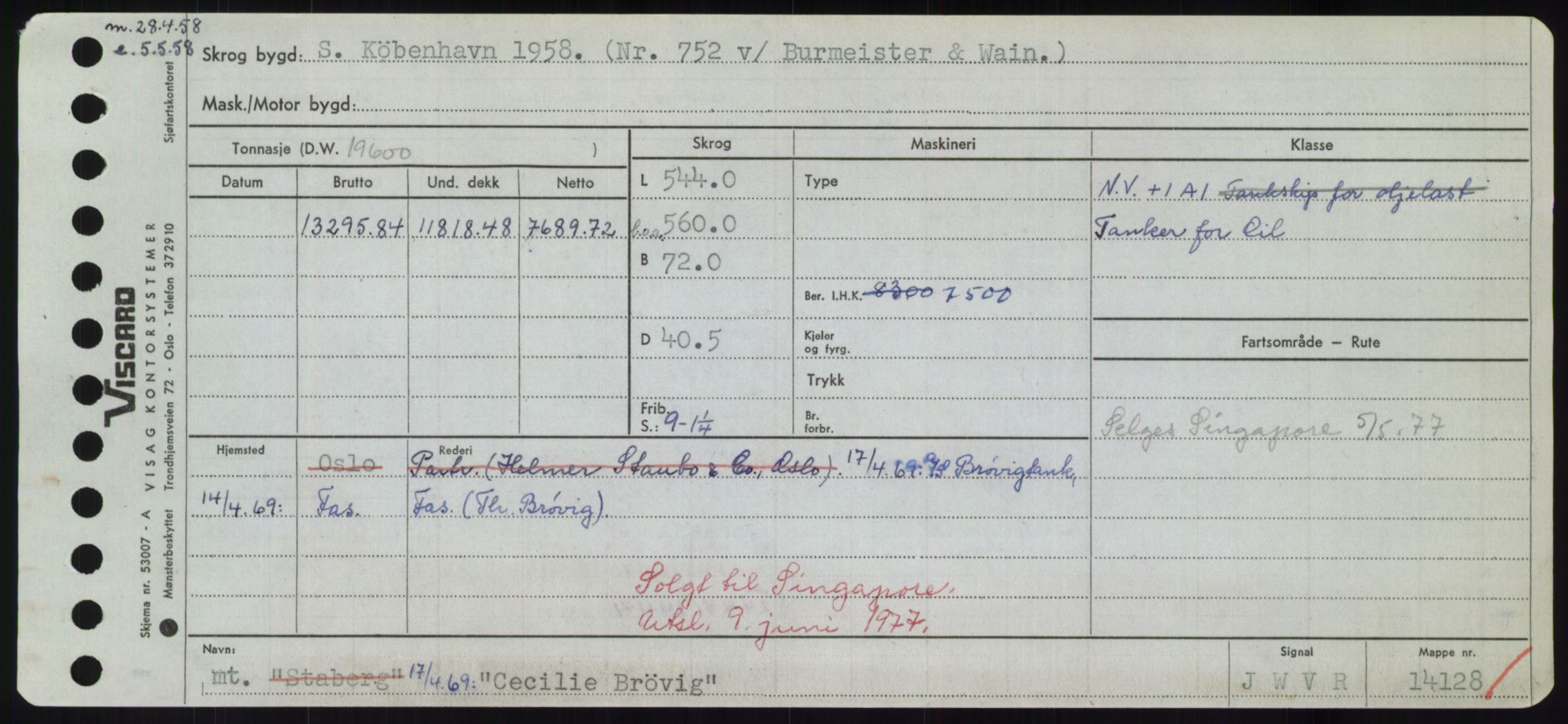 Sjøfartsdirektoratet med forløpere, Skipsmålingen, RA/S-1627/H/Hd/L0007: Fartøy, C, p. 55