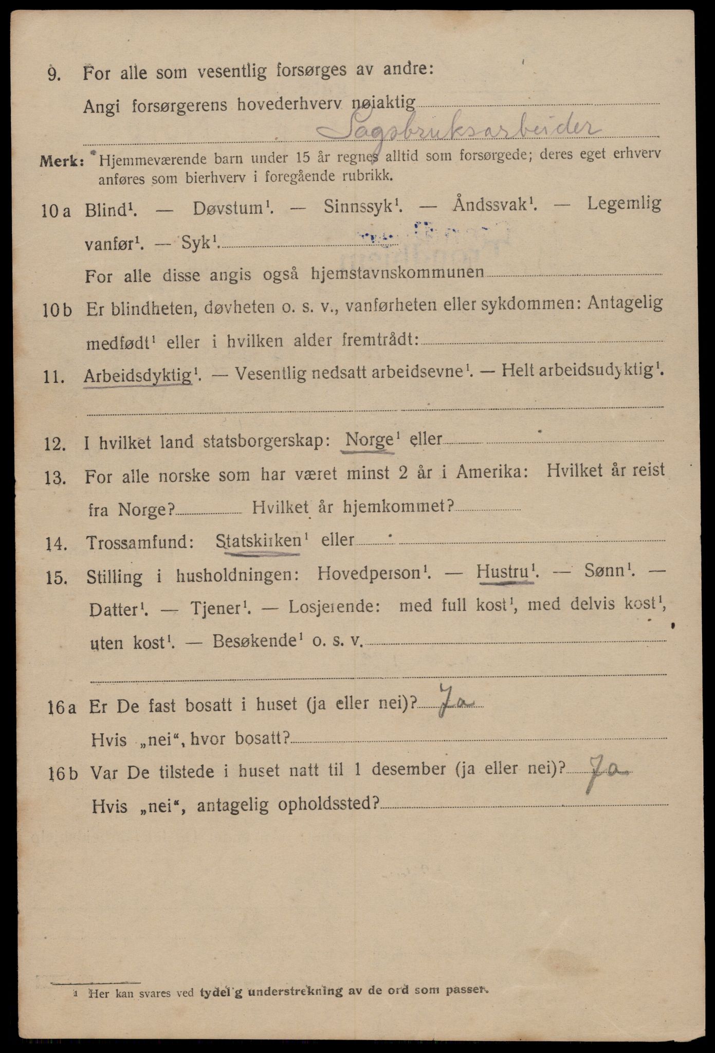 SAT, 1920 census for Trondheim, 1920, p. 39831