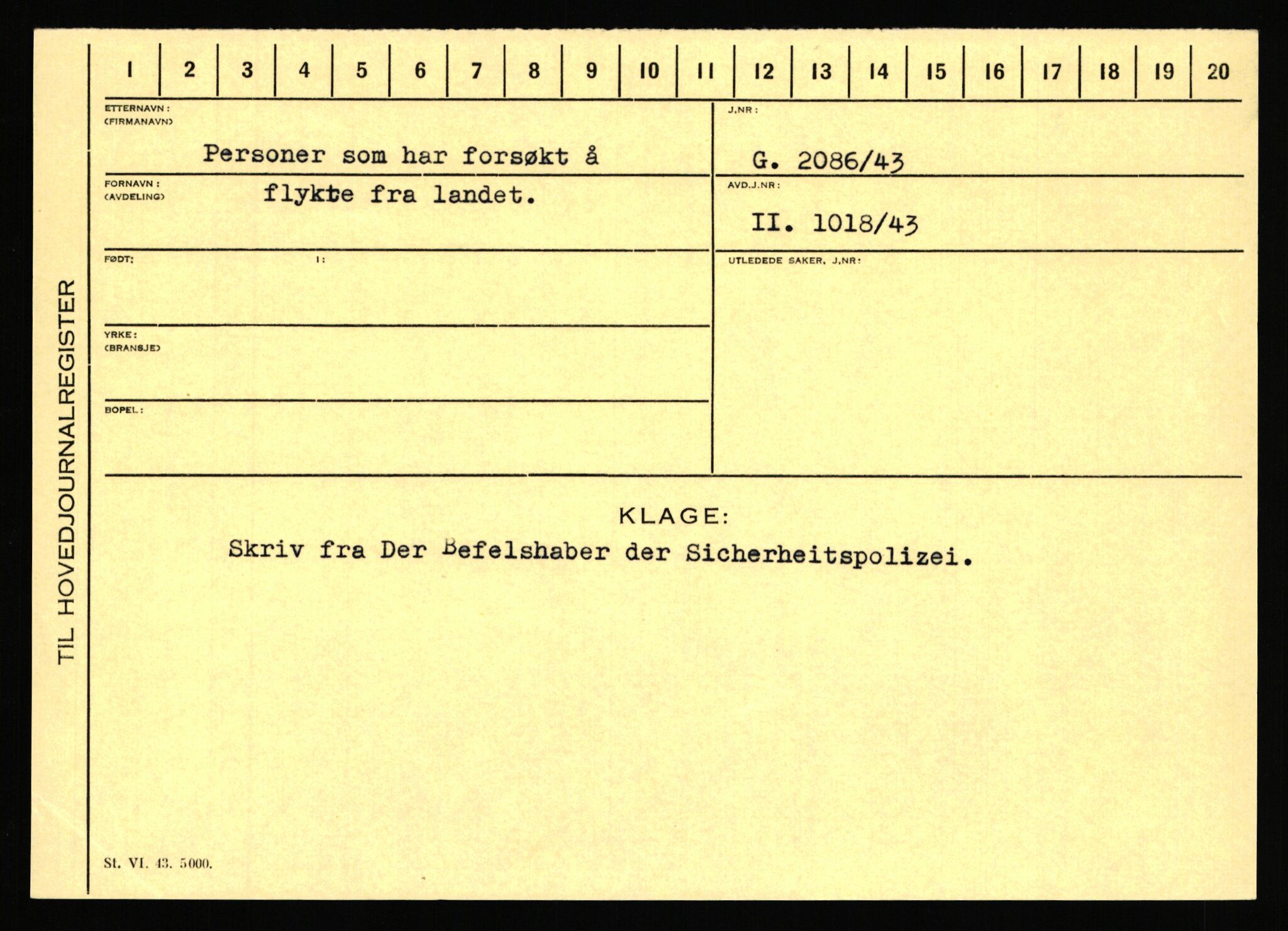 Statspolitiet - Hovedkontoret / Osloavdelingen, AV/RA-S-1329/C/Ca/L0012: Oanæs - Quistgaard	, 1943-1945, p. 3895