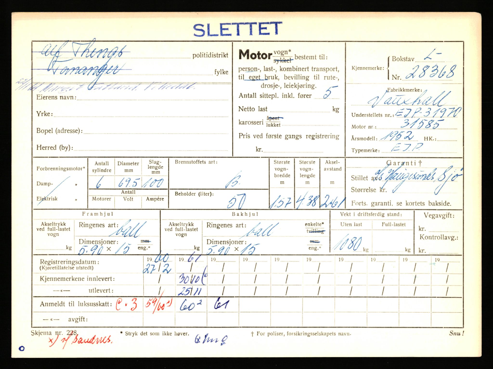 Stavanger trafikkstasjon, SAST/A-101942/0/F/L0046: L-27800 - L-28399, 1930-1971, p. 1978