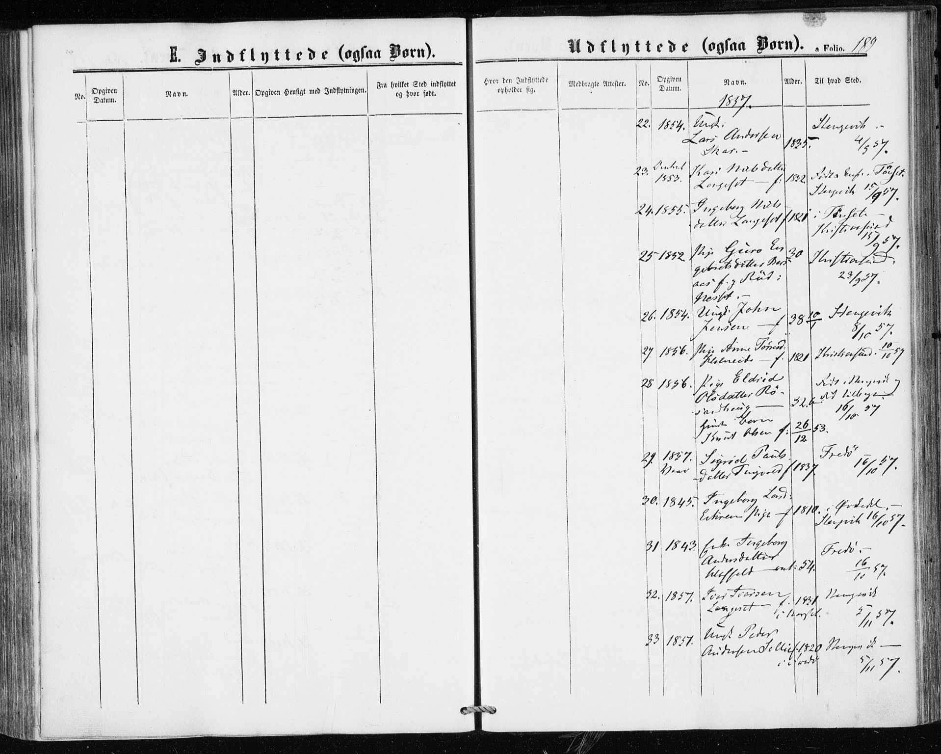 Ministerialprotokoller, klokkerbøker og fødselsregistre - Møre og Romsdal, AV/SAT-A-1454/586/L0985: Parish register (official) no. 586A11, 1857-1866, p. 189