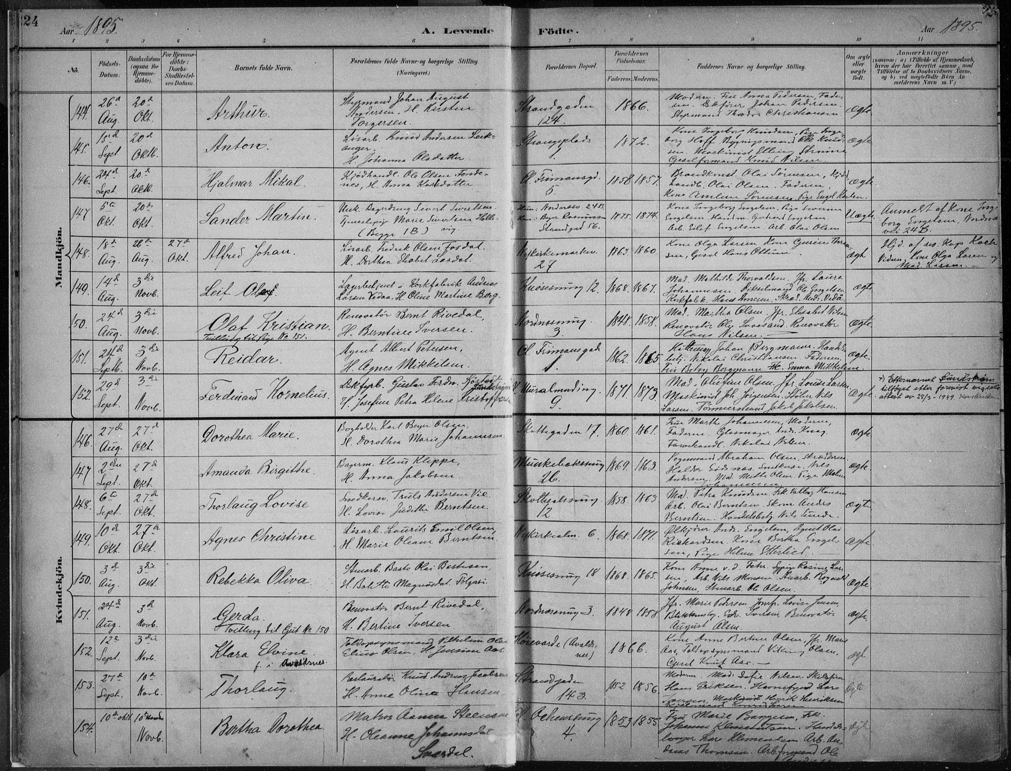 Nykirken Sokneprestembete, SAB/A-77101/H/Haa/L0018: Parish register (official) no. B 6, 1895-1903, p. 24