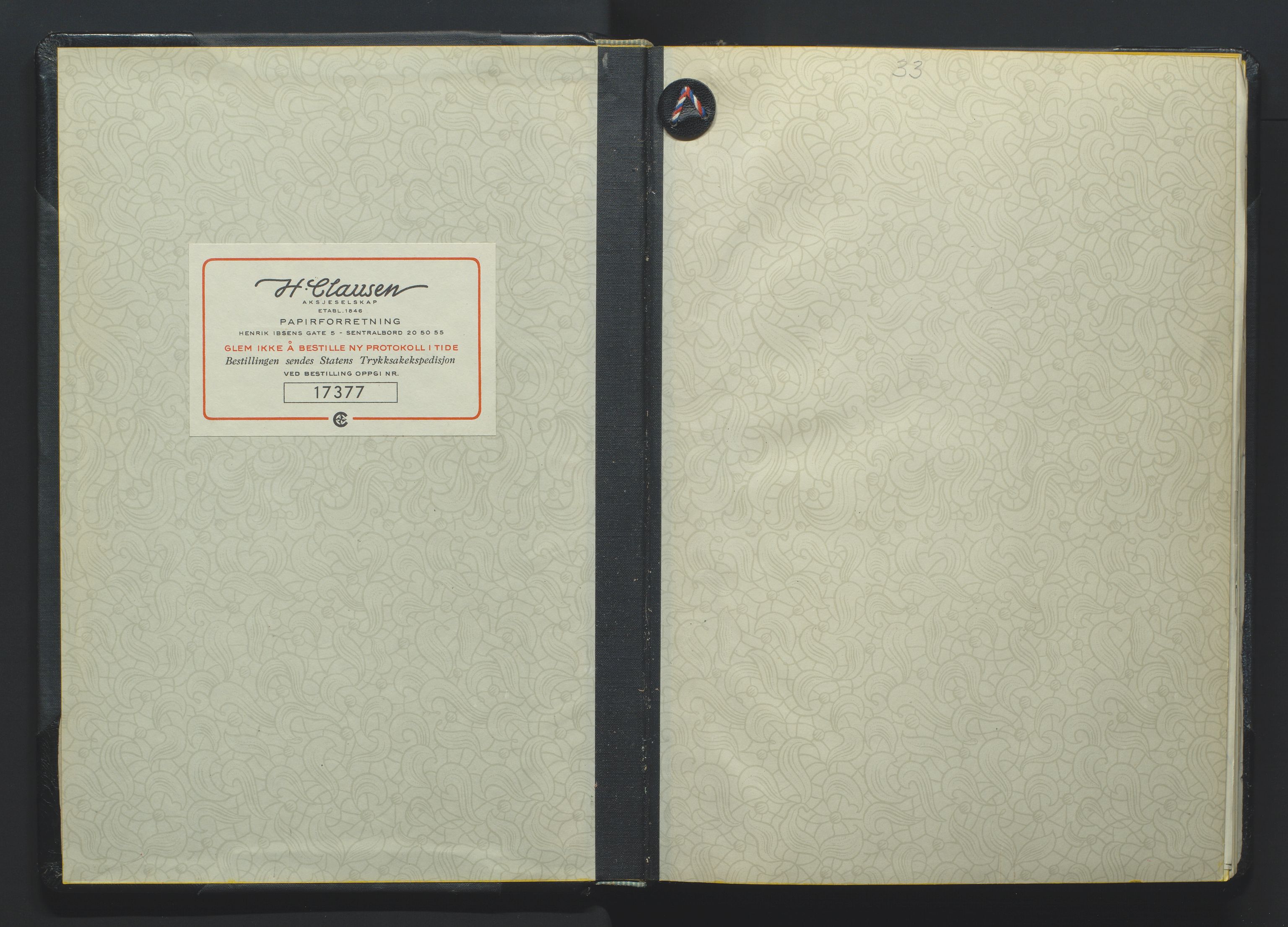 Setesdal jordskifterett, AV/SAK-1541-0008/F/Fa/Fab/L0005/0001: Jordskifterettsbøker / Jordskifterettsbok nr 33 Setesdal domssokn, med gårdsregister, 1973-1978
