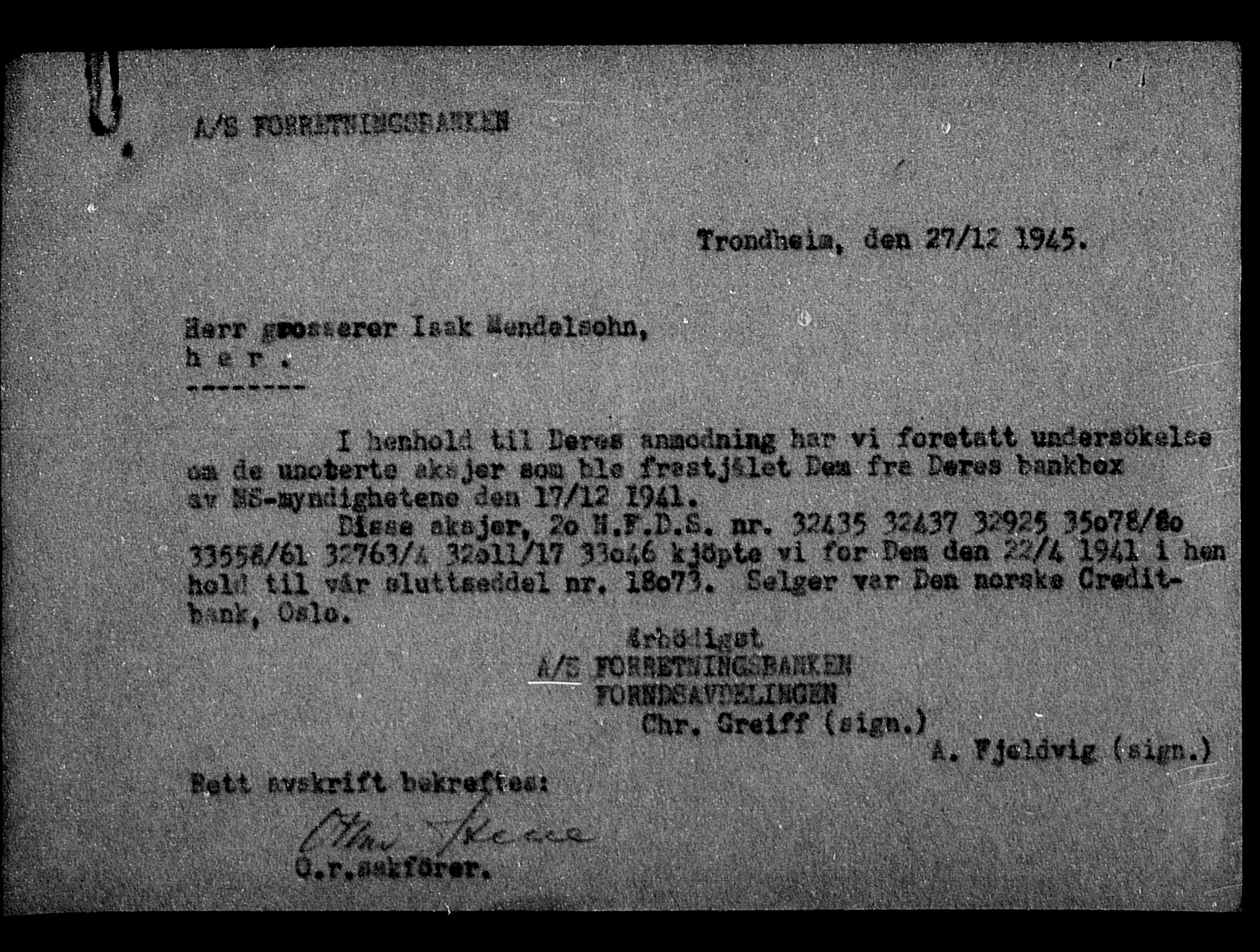 Justisdepartementet, Tilbakeføringskontoret for inndratte formuer, AV/RA-S-1564/H/Hc/Hca/L0909: --, 1945-1947, p. 95