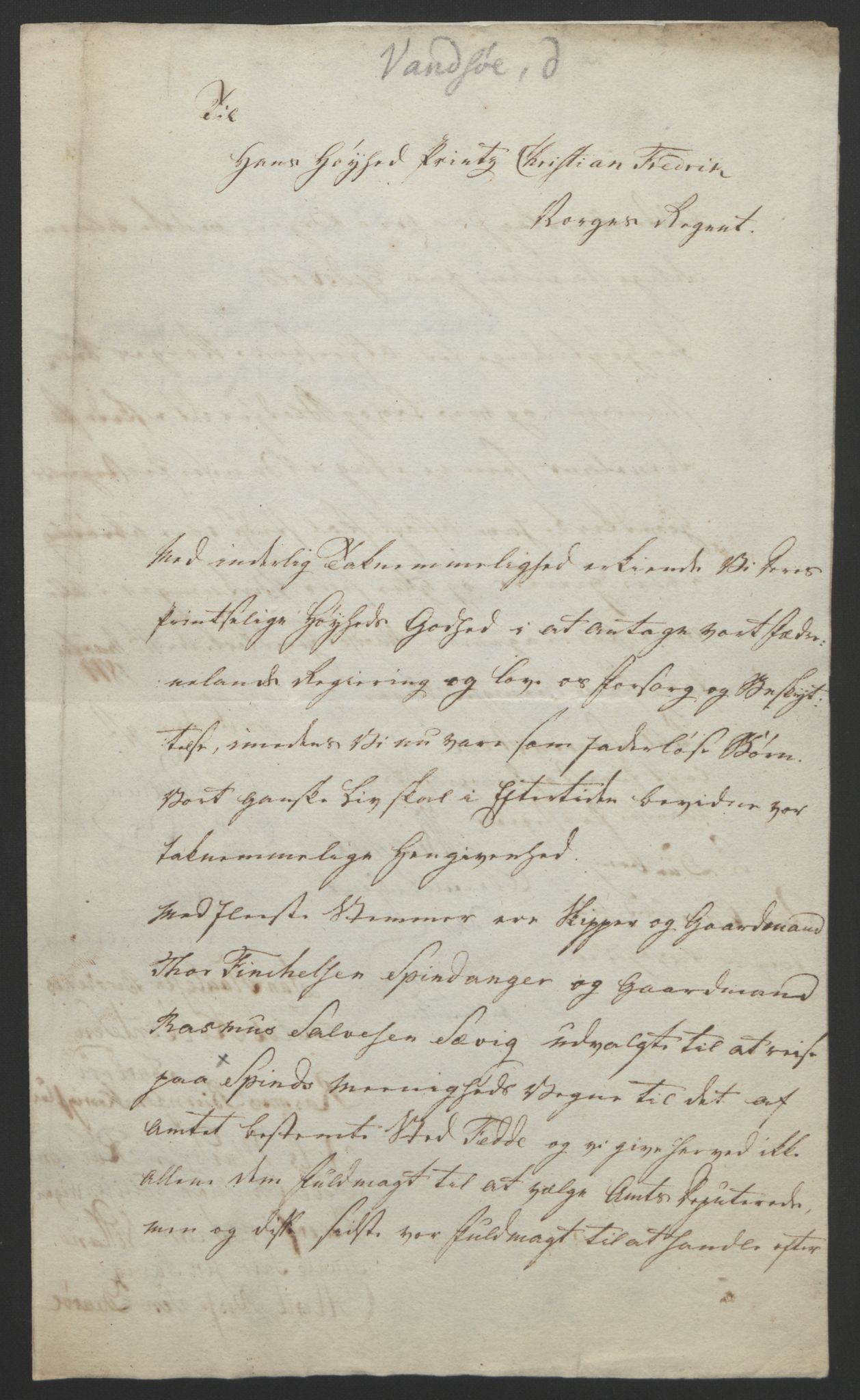 Statsrådssekretariatet, RA/S-1001/D/Db/L0008: Fullmakter for Eidsvollsrepresentantene i 1814. , 1814, p. 192